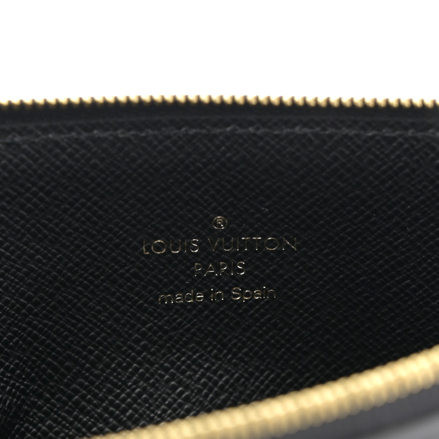 Monogram Slim Purse Black