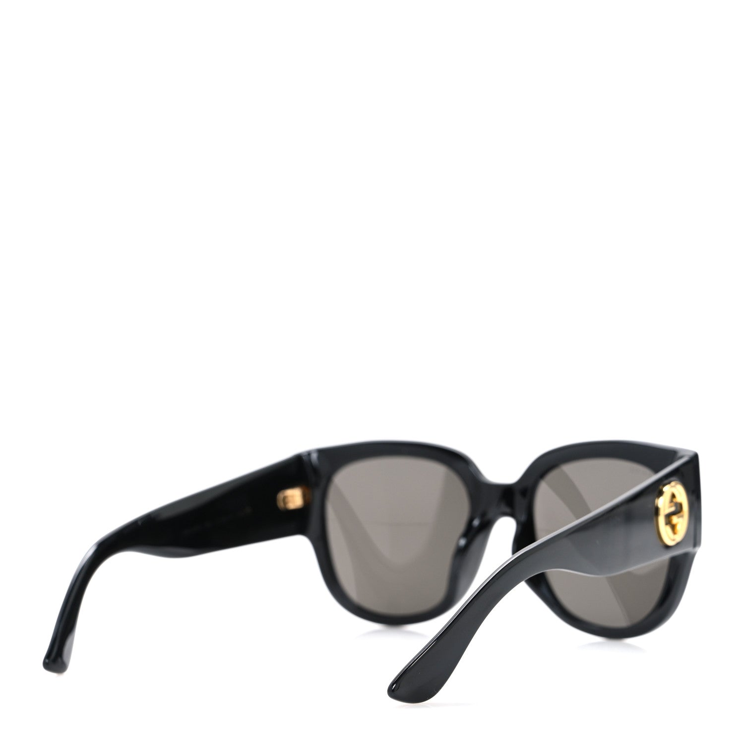 Acetate Square Frame Sunglasses GG0142SA Black