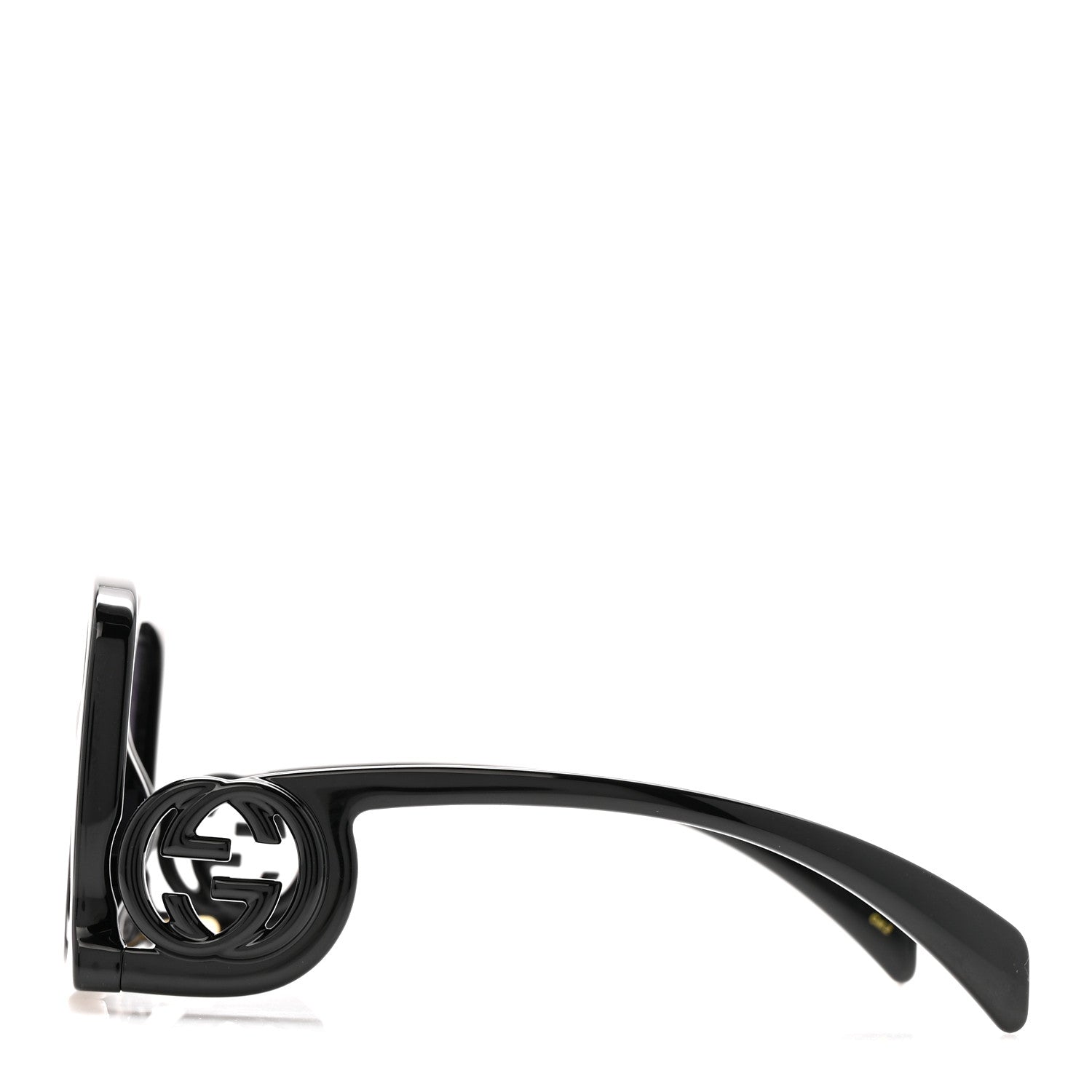 Acetate Rectangle Frame Sunglasses GG1326S Black