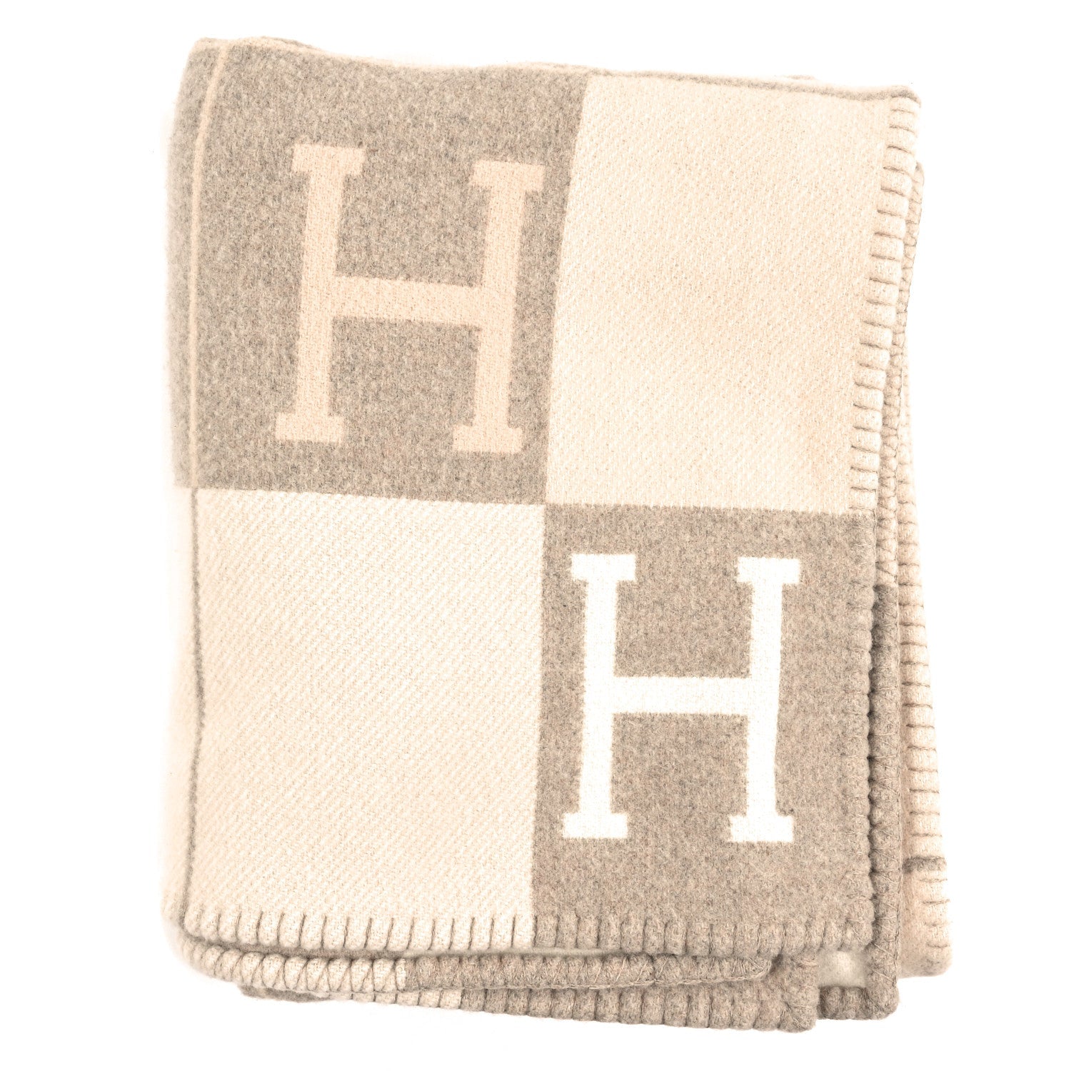 Wool Cashmere Avalon III Blanket Coco Camomille