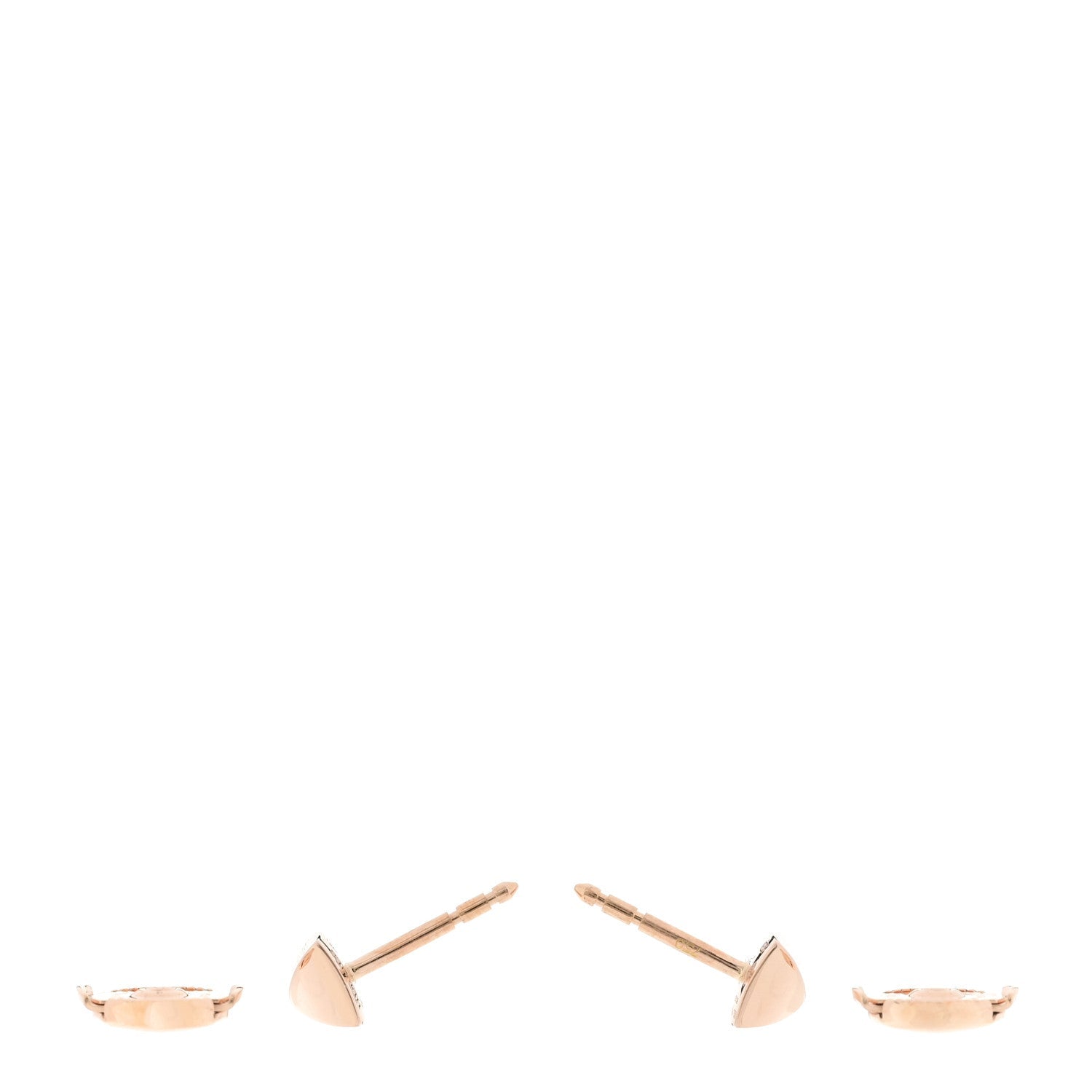 18K Rose Gold Clou d'H Stud Earrings
