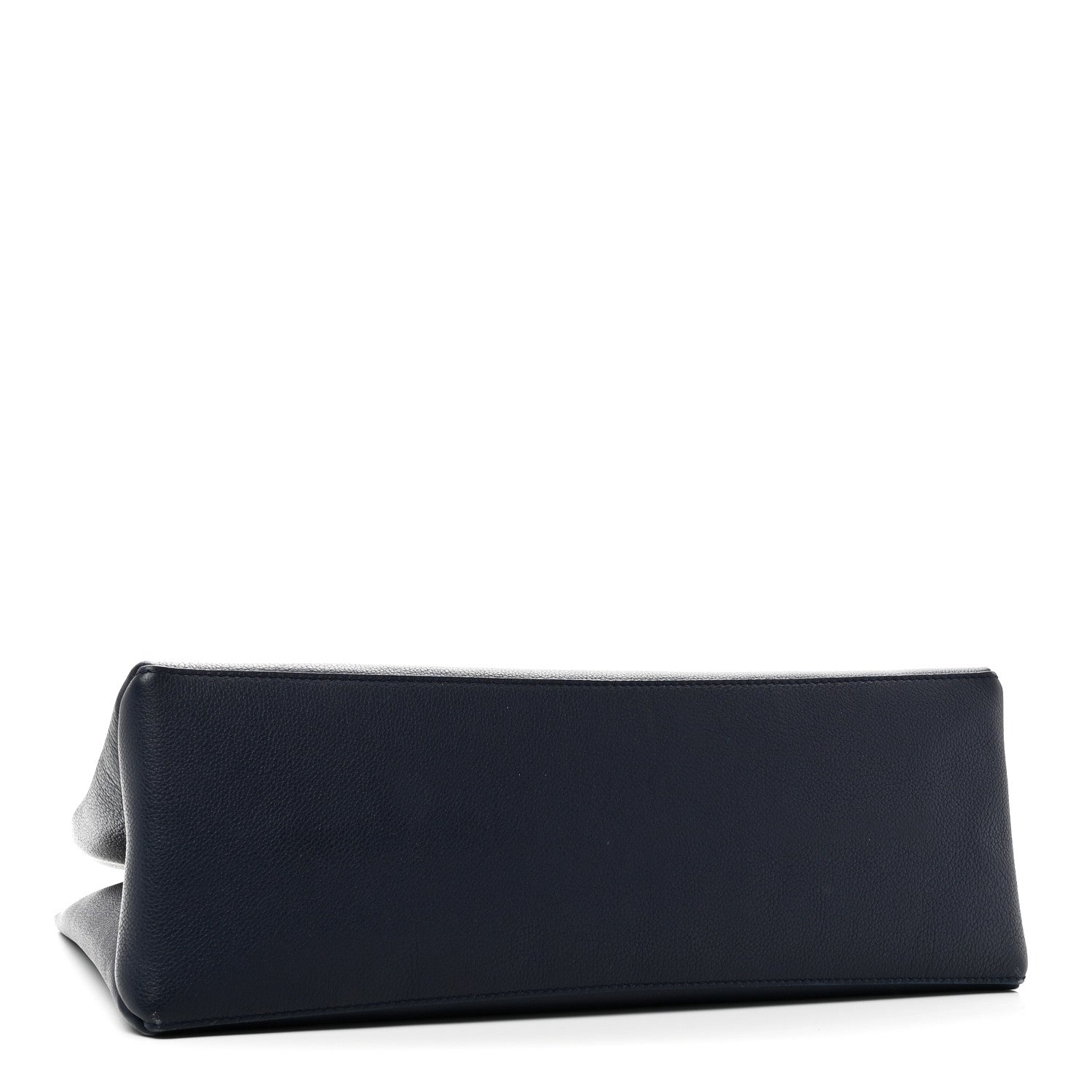 Grained Calfskin Lockme Shopper Navy