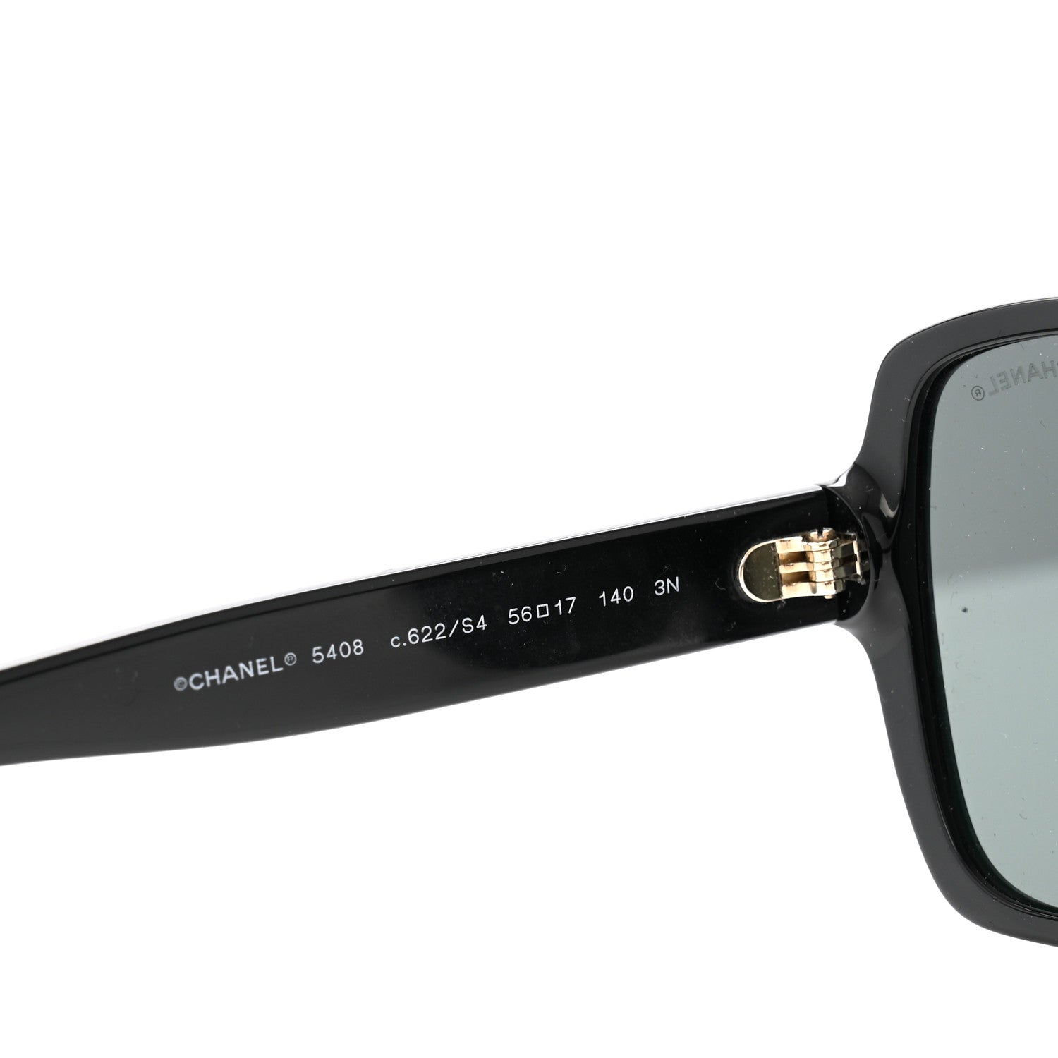 Acetate Square Sunglasses 5408 Black
