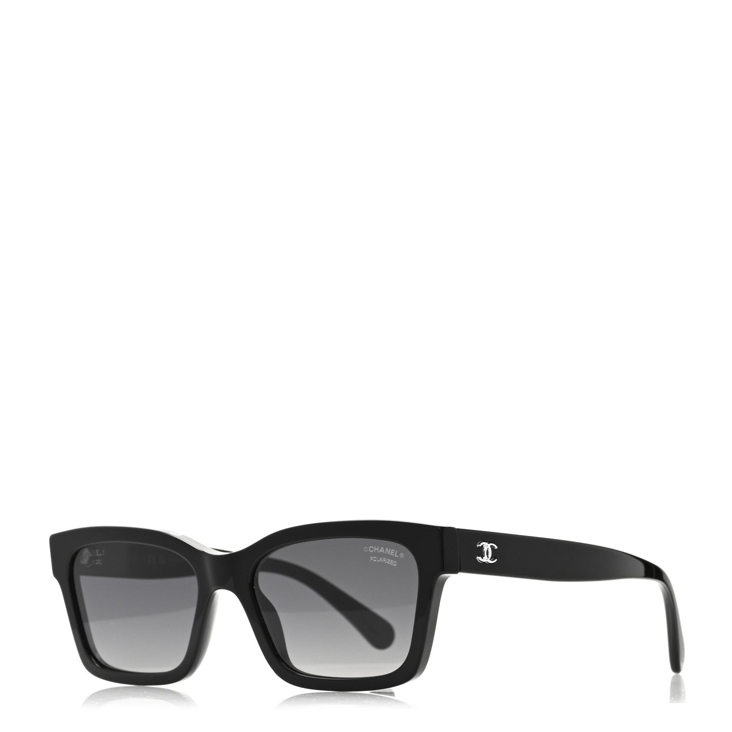 Acetate Square Sunglasses 5417 Black