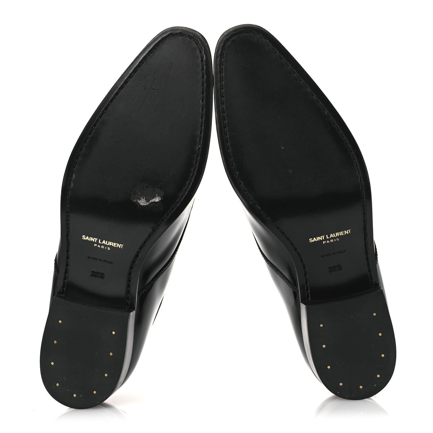 Patent Baltimora Lace Up Derby Shoes 39.5 Black