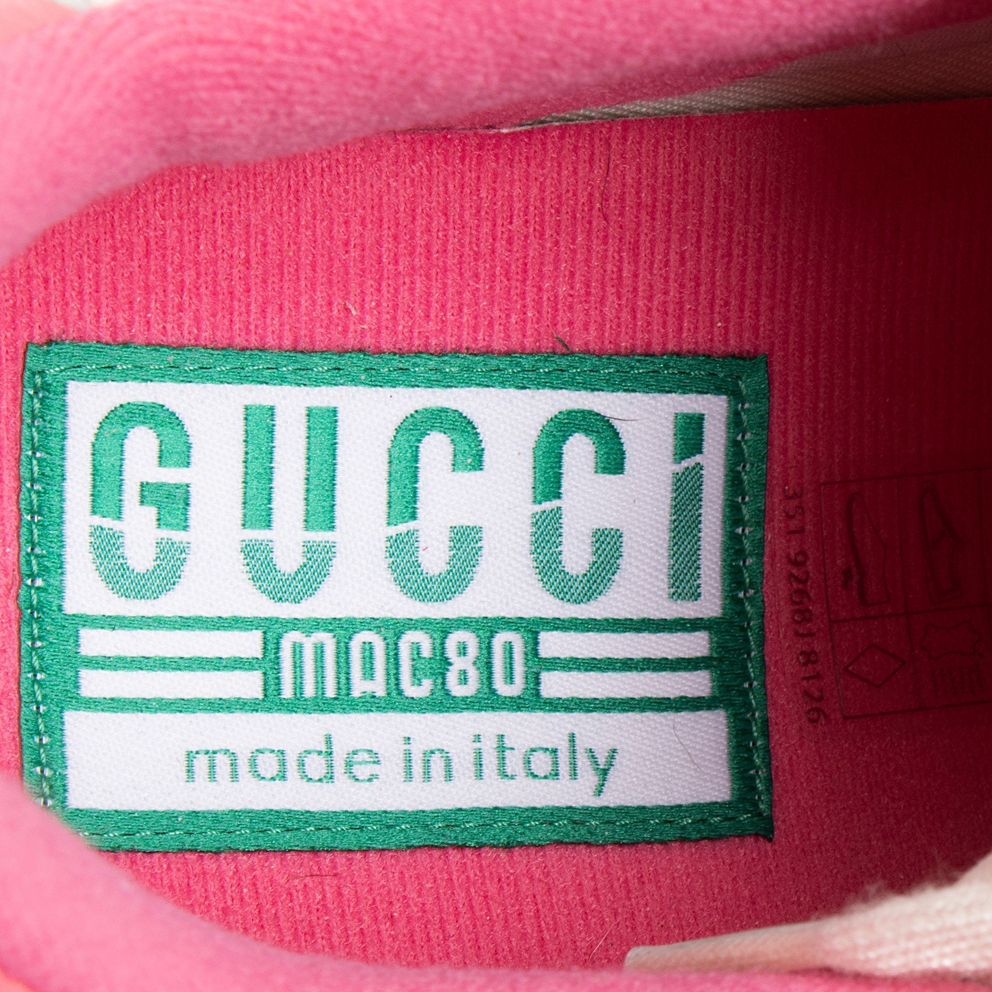 Women's Gucci Leather Mac80 Sneakers - Size 9.5 / 39.5