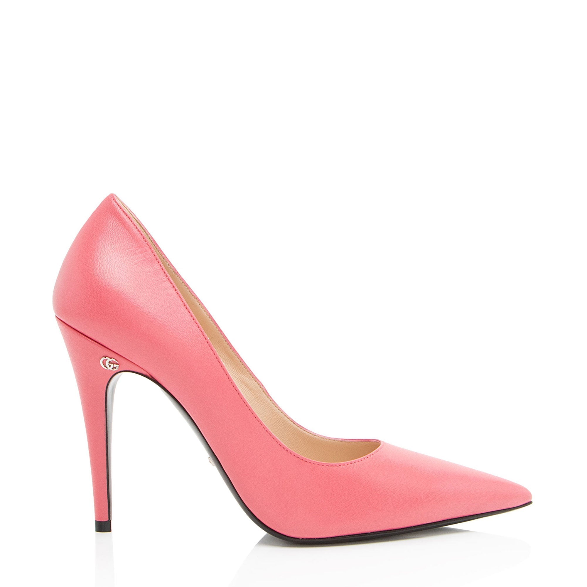 Women's Gucci Leather Malaga Kid Anita Pumps - Size 9 / 39