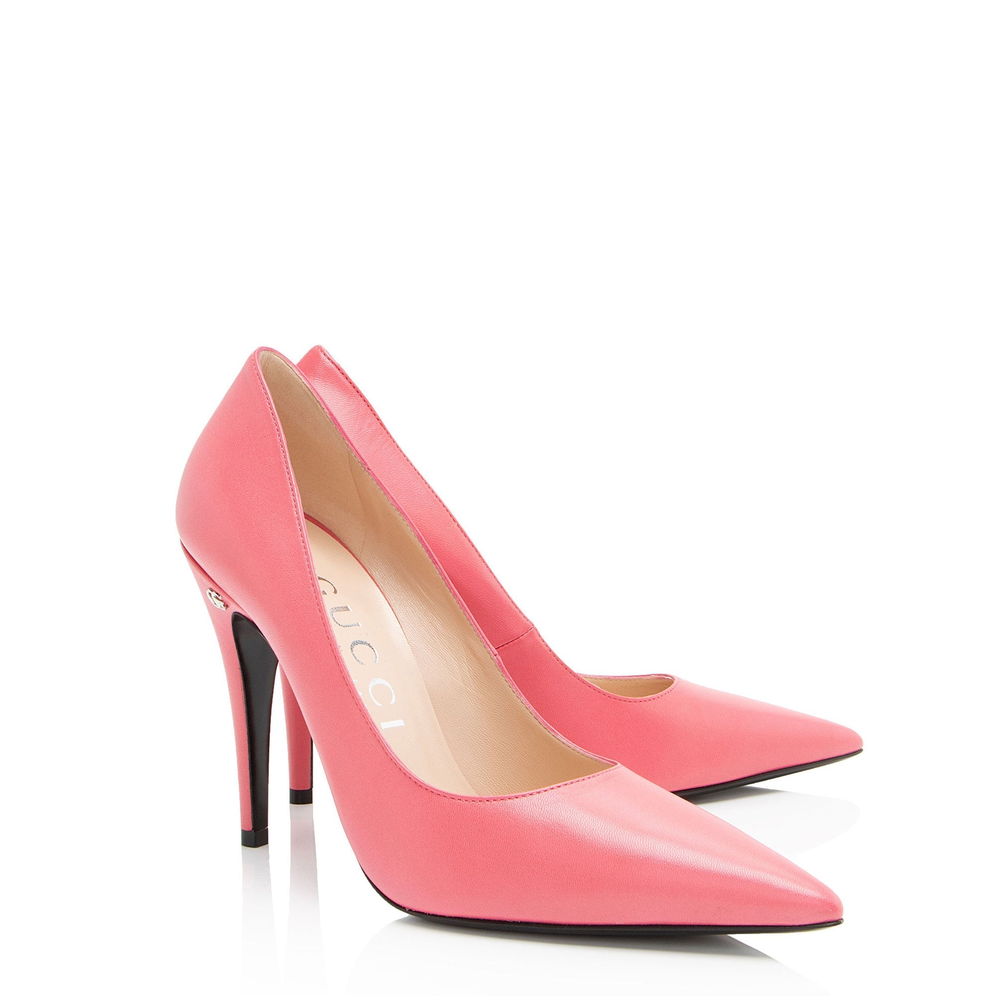 Women's Gucci Leather Malaga Kid Anita Pumps - Size 9 / 39