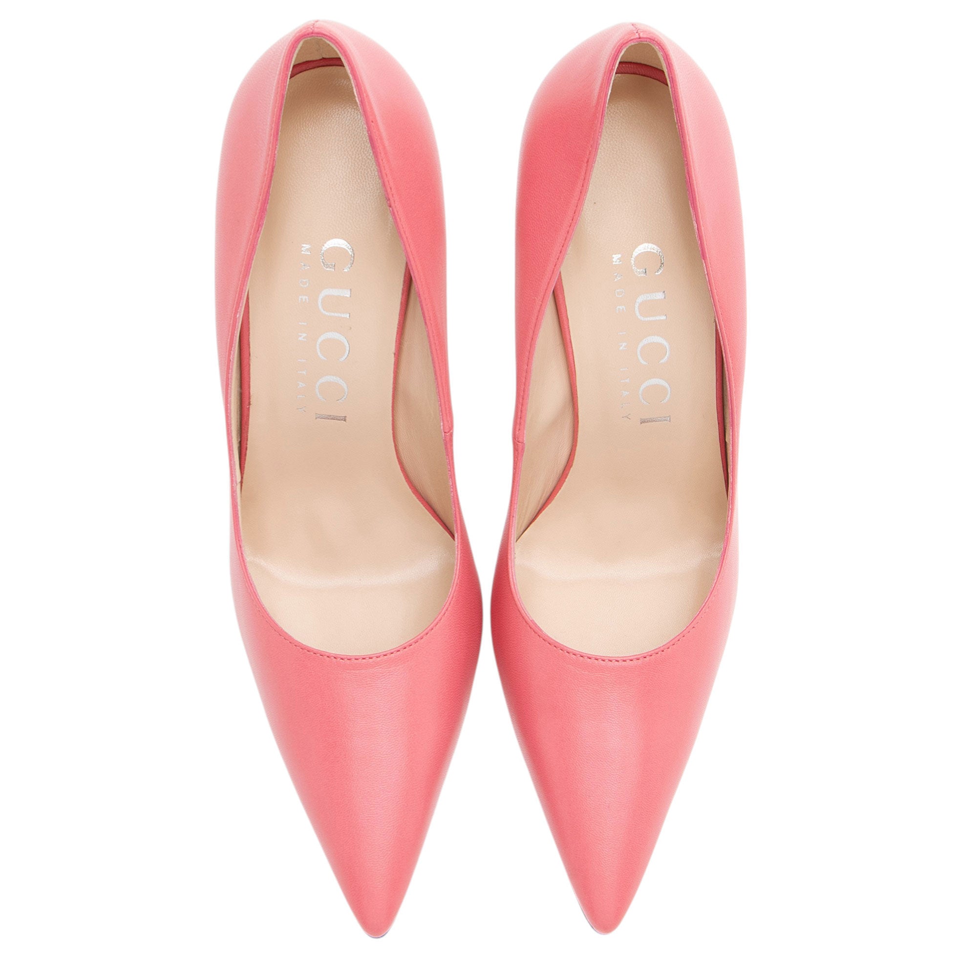 Women's Gucci Leather Malaga Kid Anita Pumps - Size 9 / 39