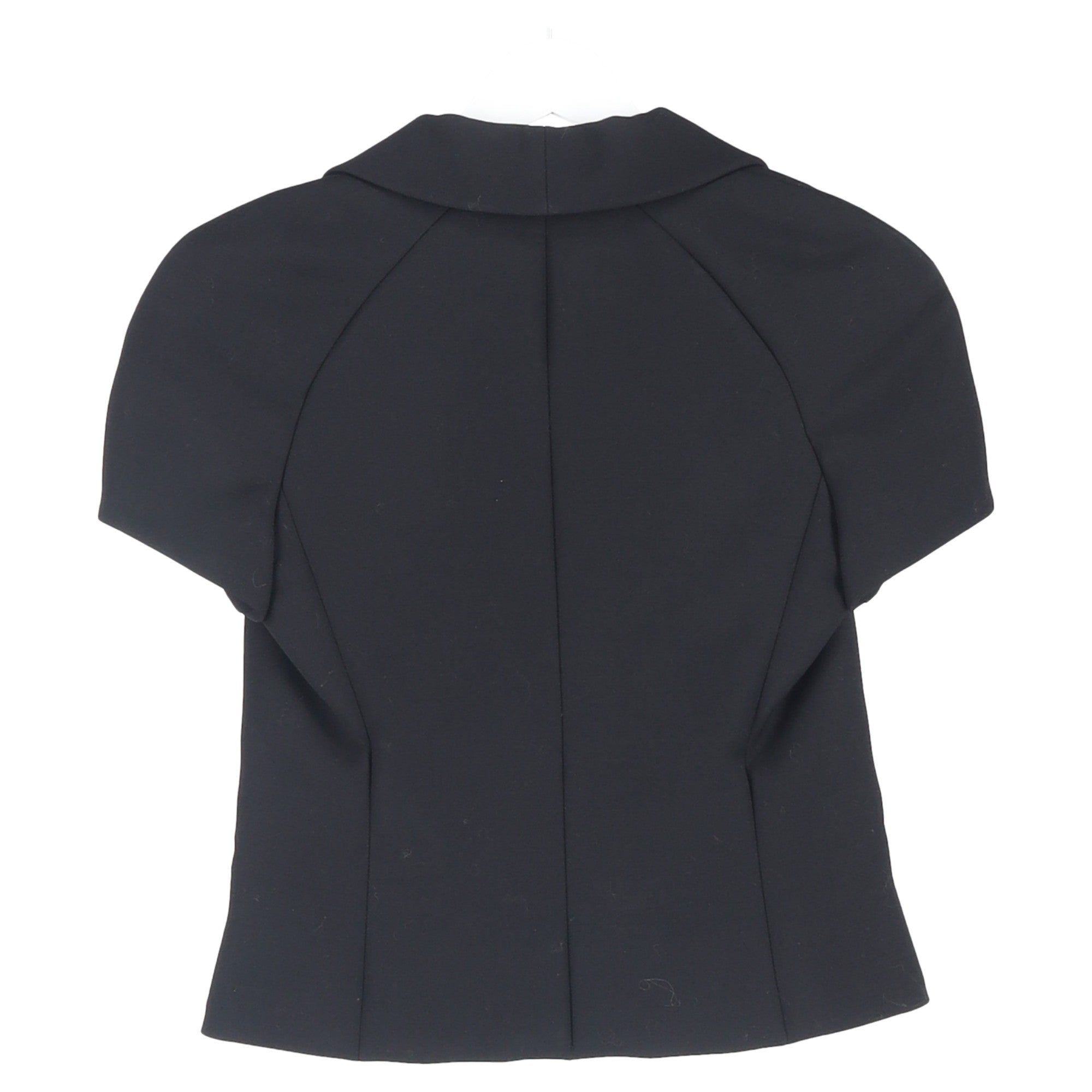 Women's Chanel F/W 2008 Tailored Shawl Blazer in Black Wool