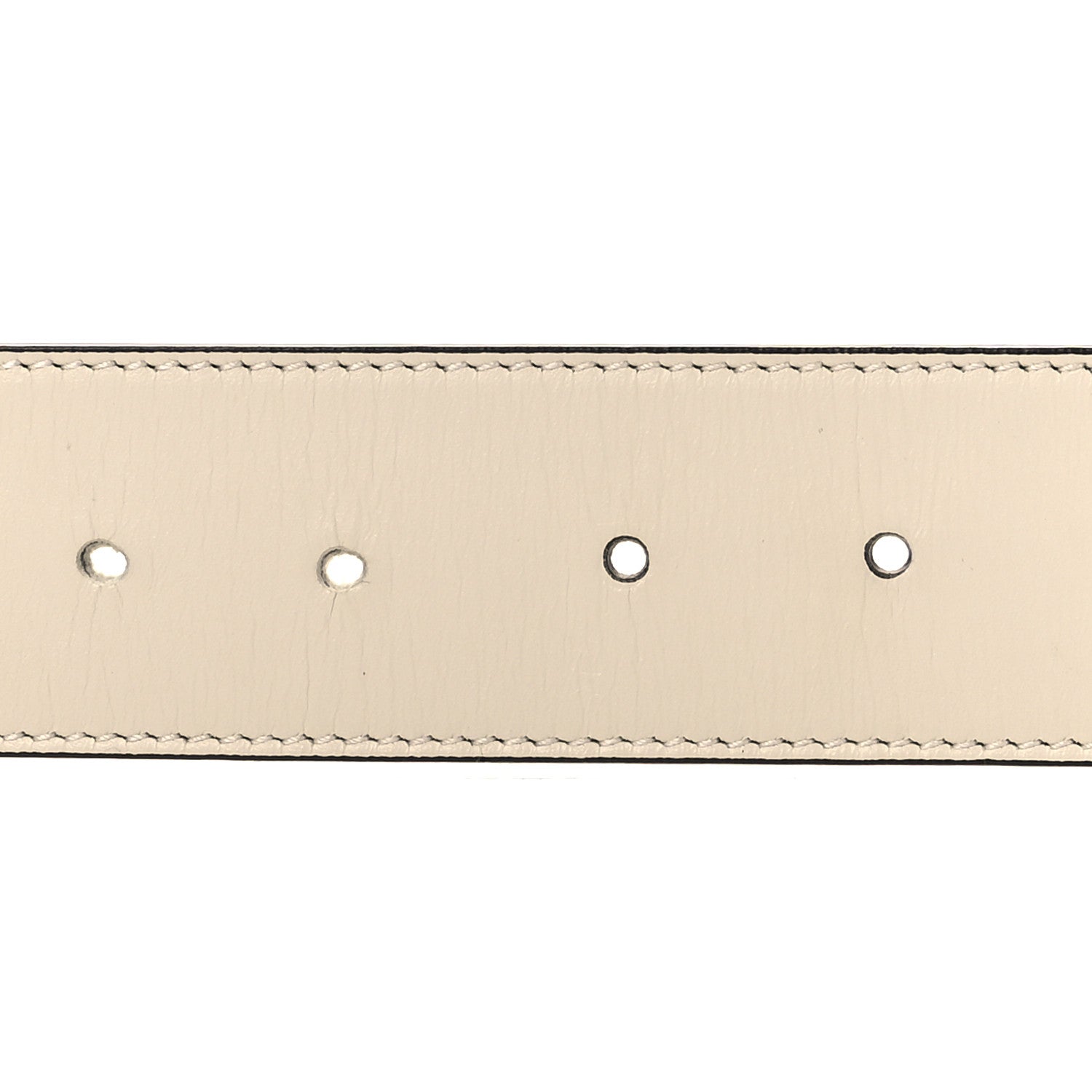 Calfskin Double G 40mm Belt 85 34 Mystic White