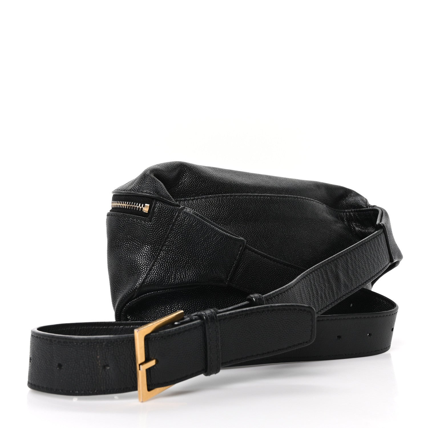 Grain De Poudre Monogram Belt Bag Black