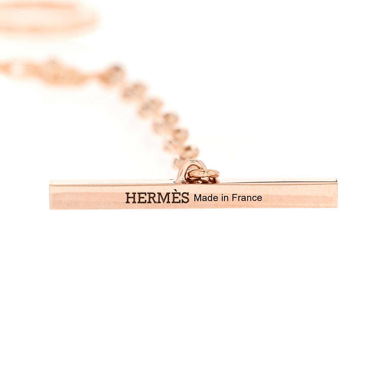 18K Rose Gold Diamond Chaine d'Ancre Verso Bracelet ST