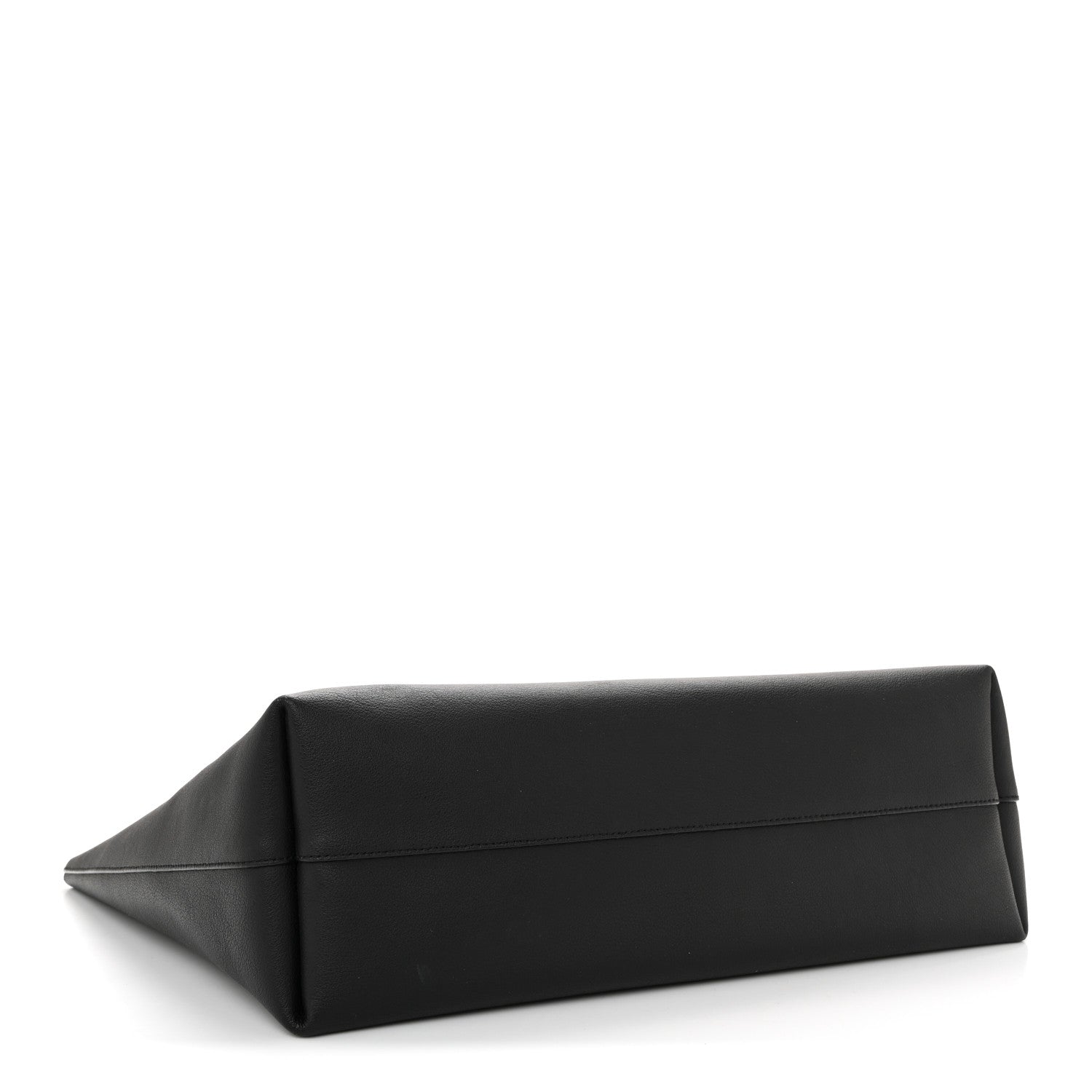Calfskin Large Shopping Tote Black
