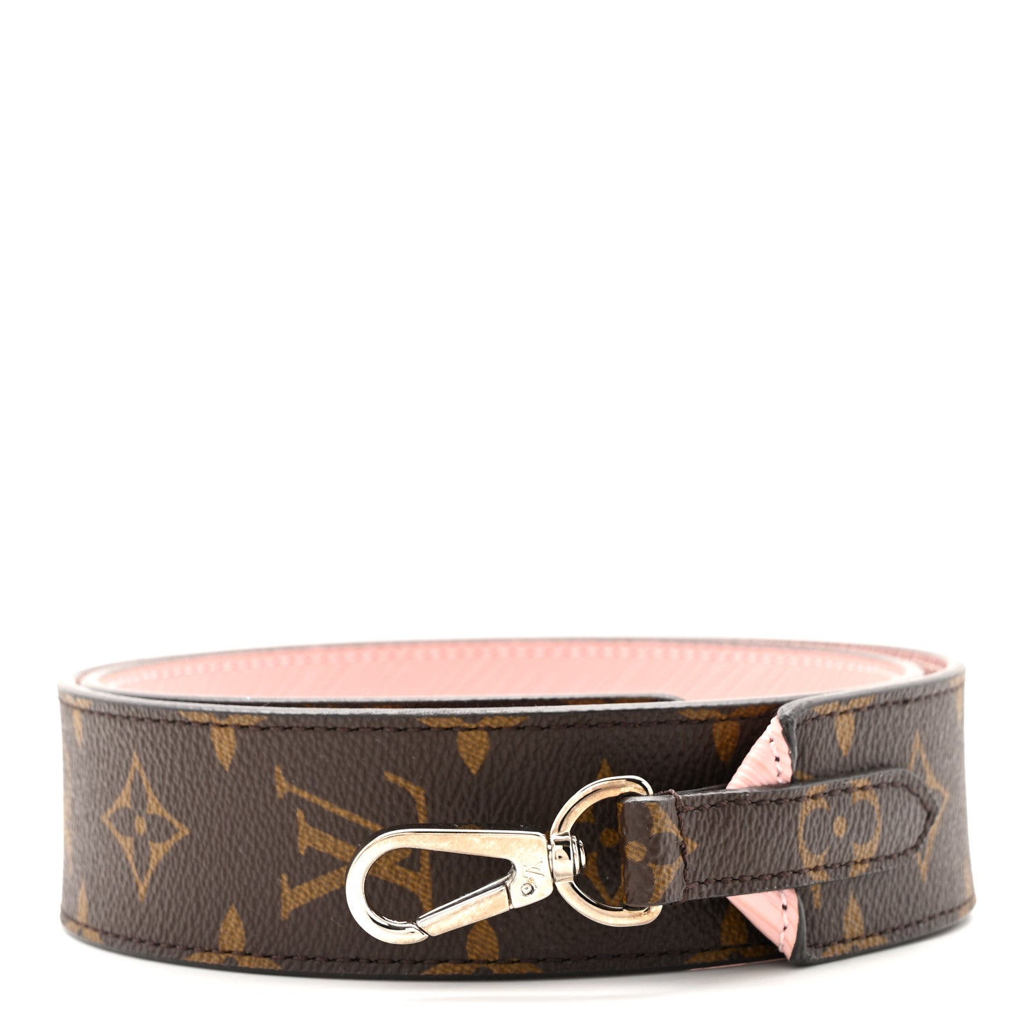 Epi Monogram Bandouliere Shoulder Strap Rose Ballerine