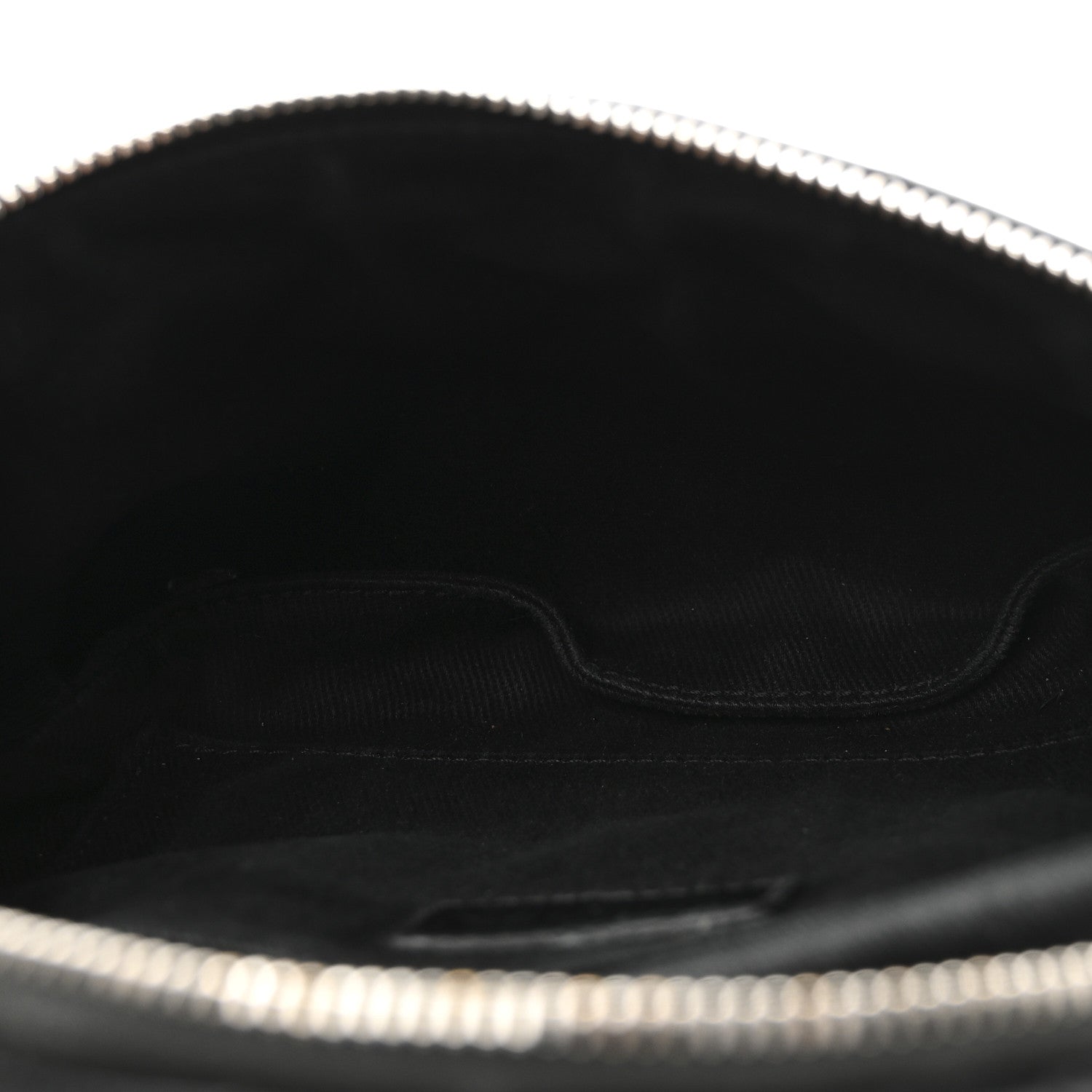Grained Calfskin Quilted Waist Belt Bag Black