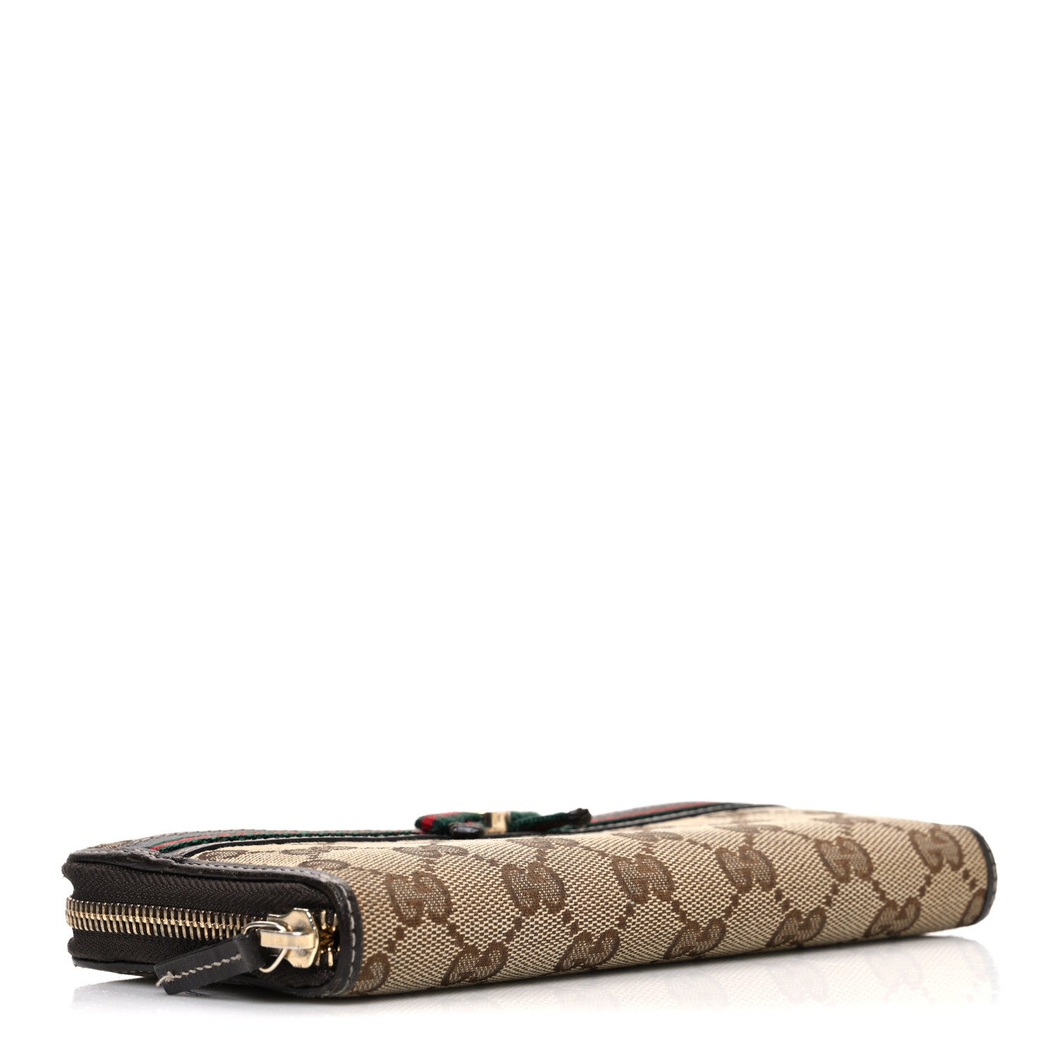 Monogram Mayfair Zip Around Wallet Dark Brown