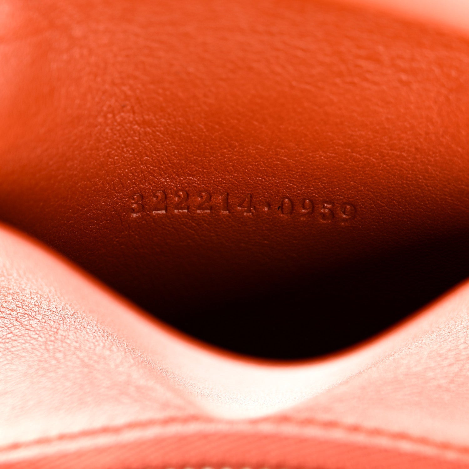 Microguccissima Zip Around Key Case Sun Orange
