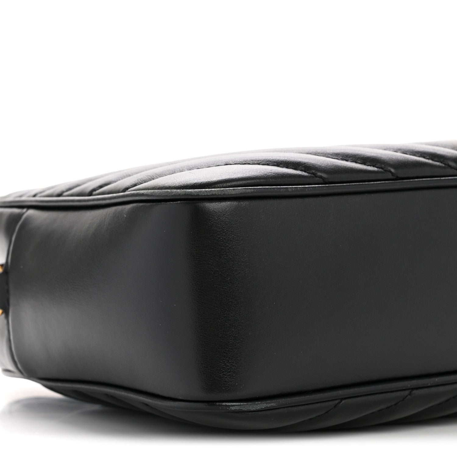 Calfskin Matelasse Monogram Lou Camera Bag Black