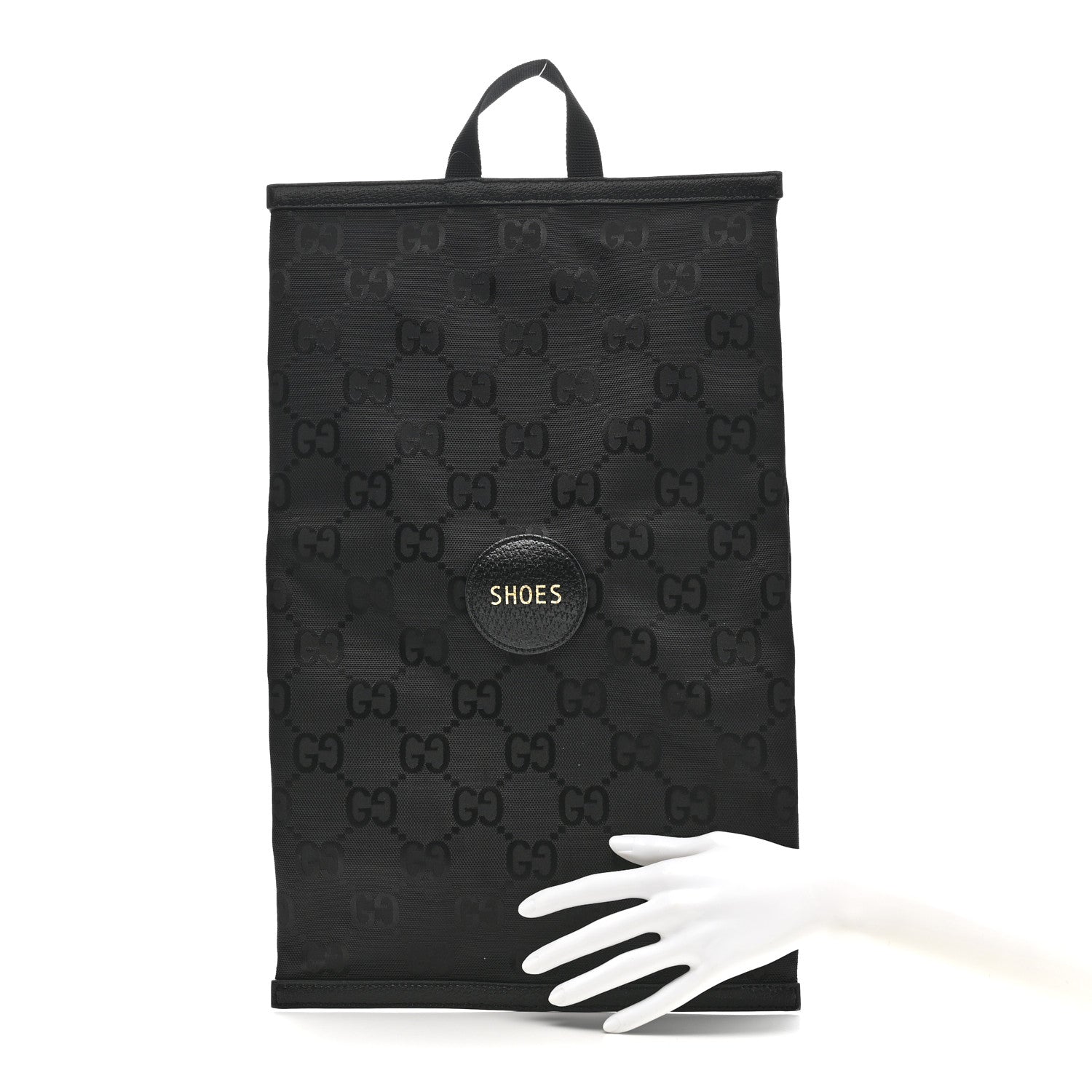 Econyl Nylon Monogram Off The Grid Shoe Case Black