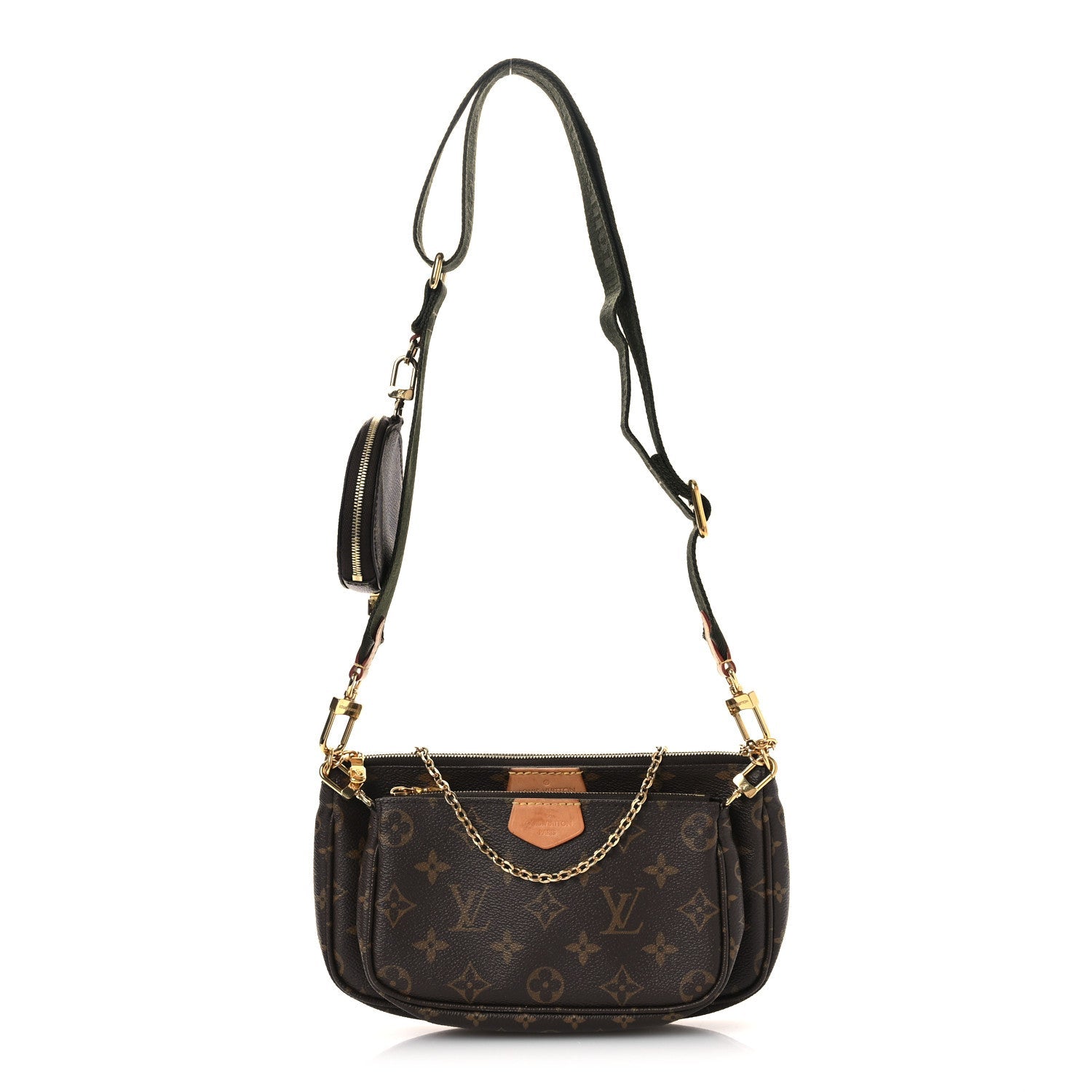 Monogram Multi Pochette Accessories Kaki