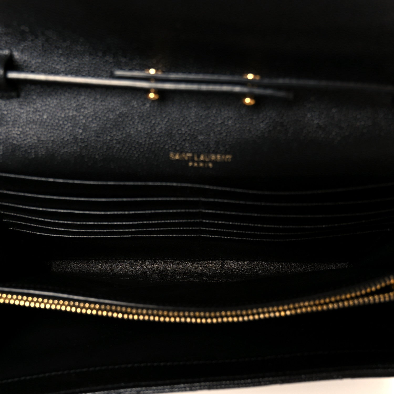 Grain De Poudre Textured Mixed Matelasse Triquilt Small Monogram Satchel Black