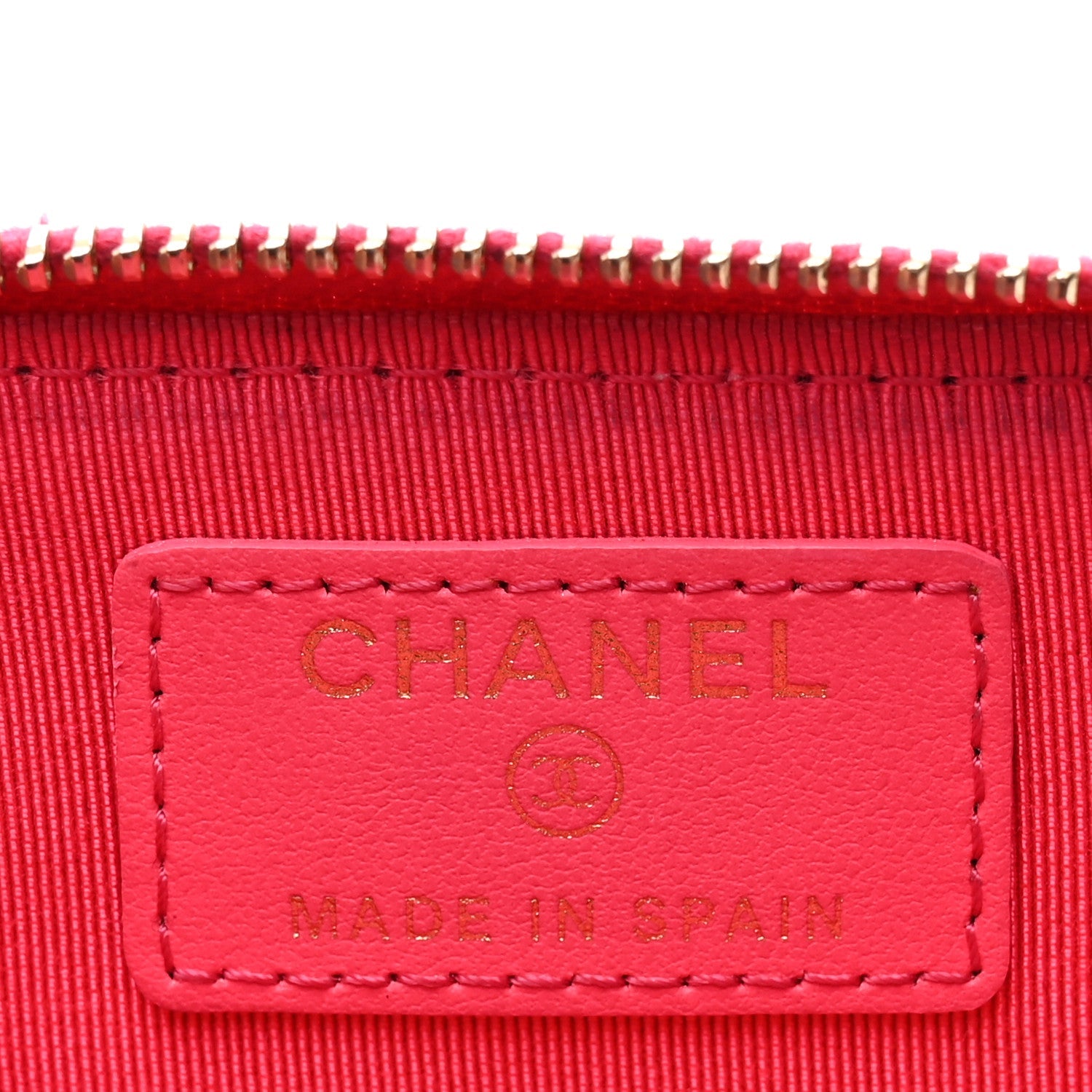 Patent Quilted Key Holder Case Pink