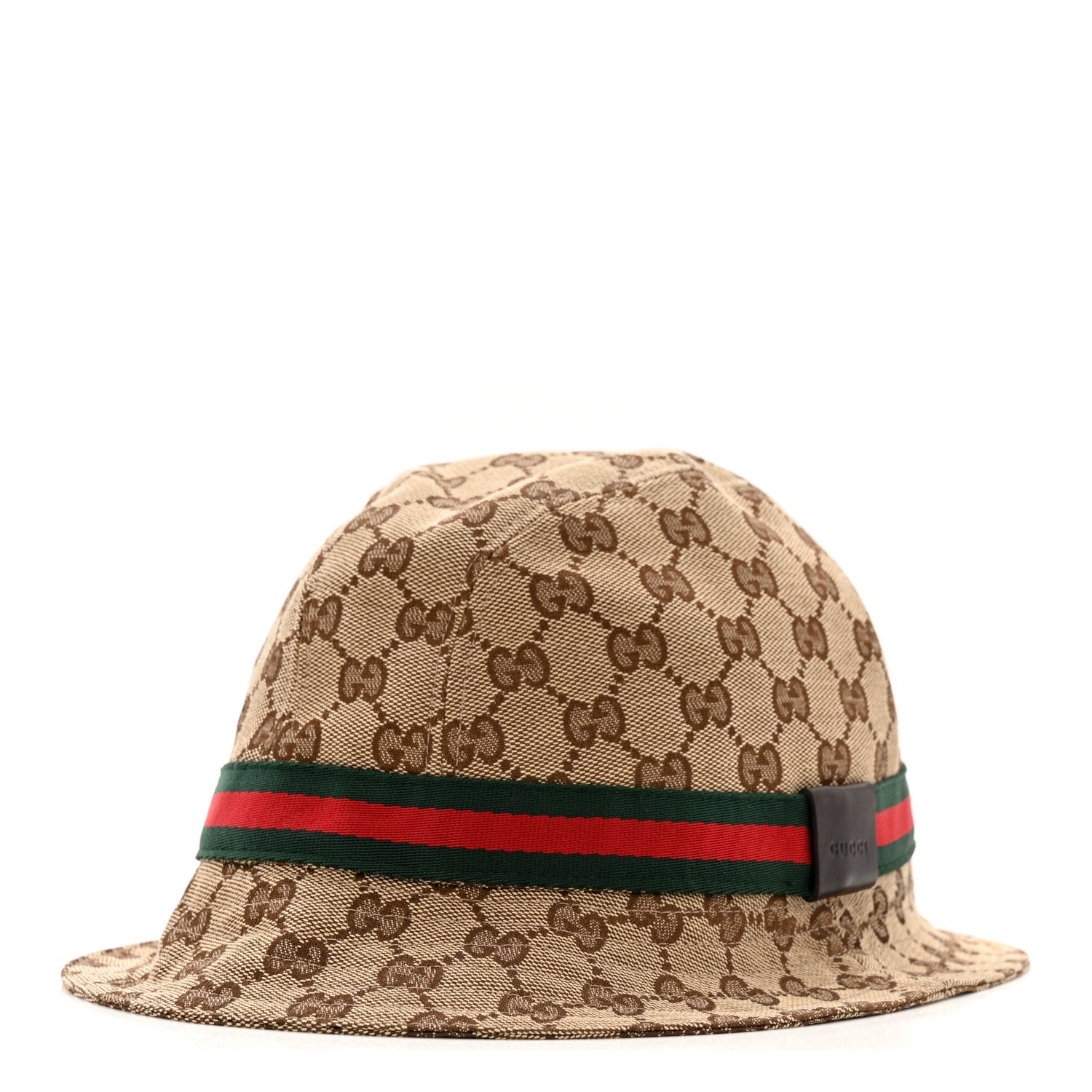 Monogram Web Bucket Hat M Brown