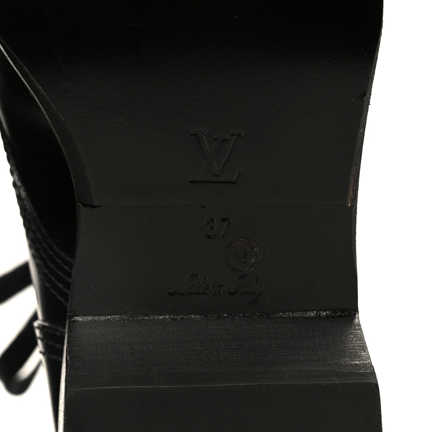 Calfskin Monogram Metropolis Flat Ranger Boots 37 Black