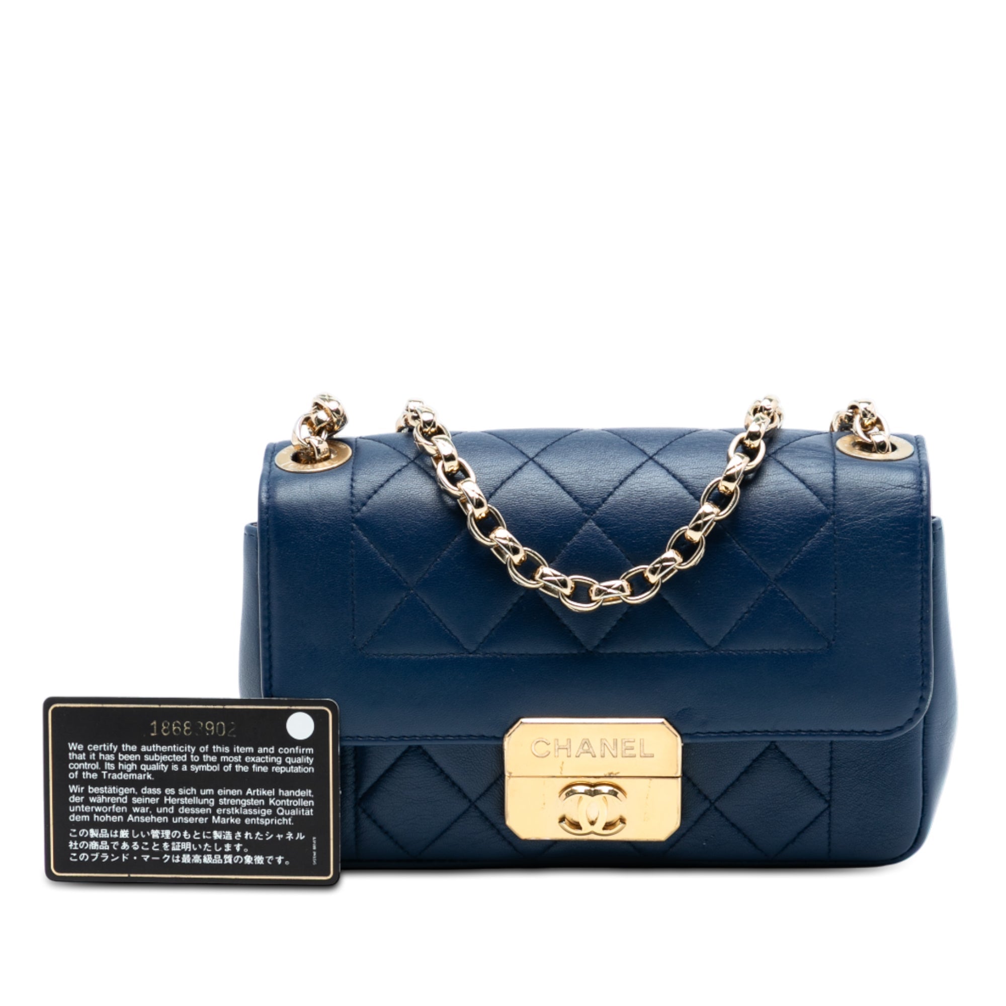 Chic With Me Flap Bag Quilted Lambskin Mini