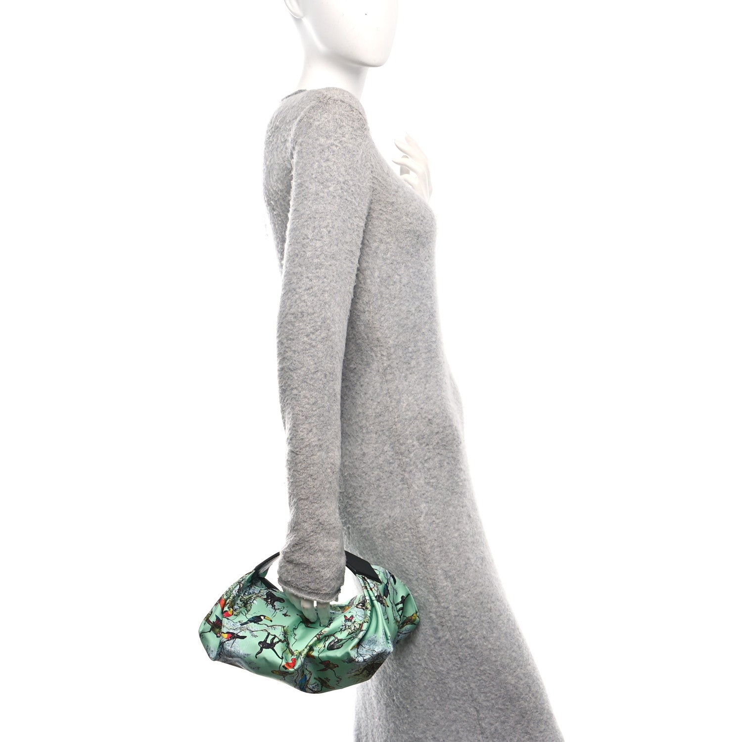 Silk Balusoie Bag Menthe Black