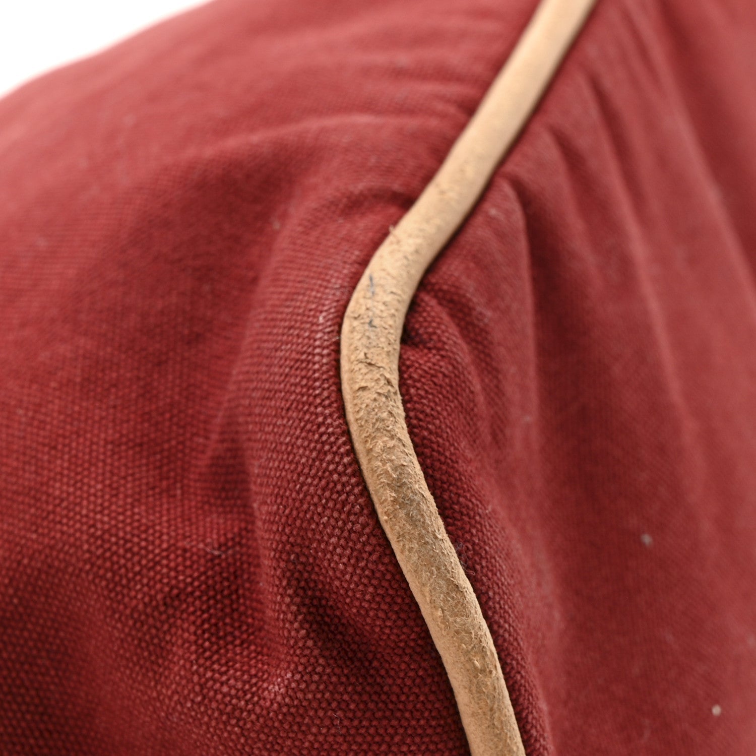 Cotton Bolide Travel Cosmetic Pouch Rouge