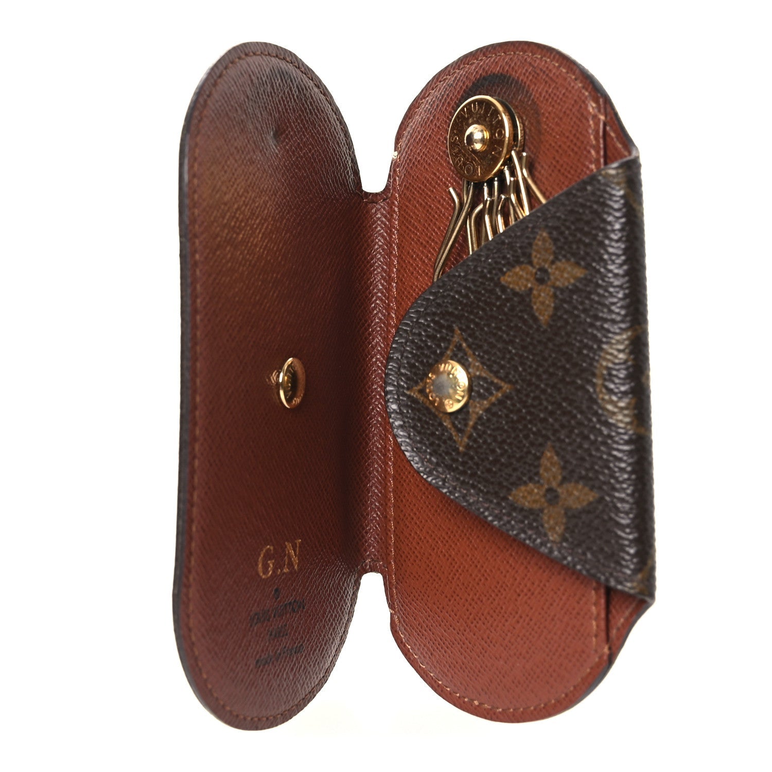 Monogram Round Key Holder GM