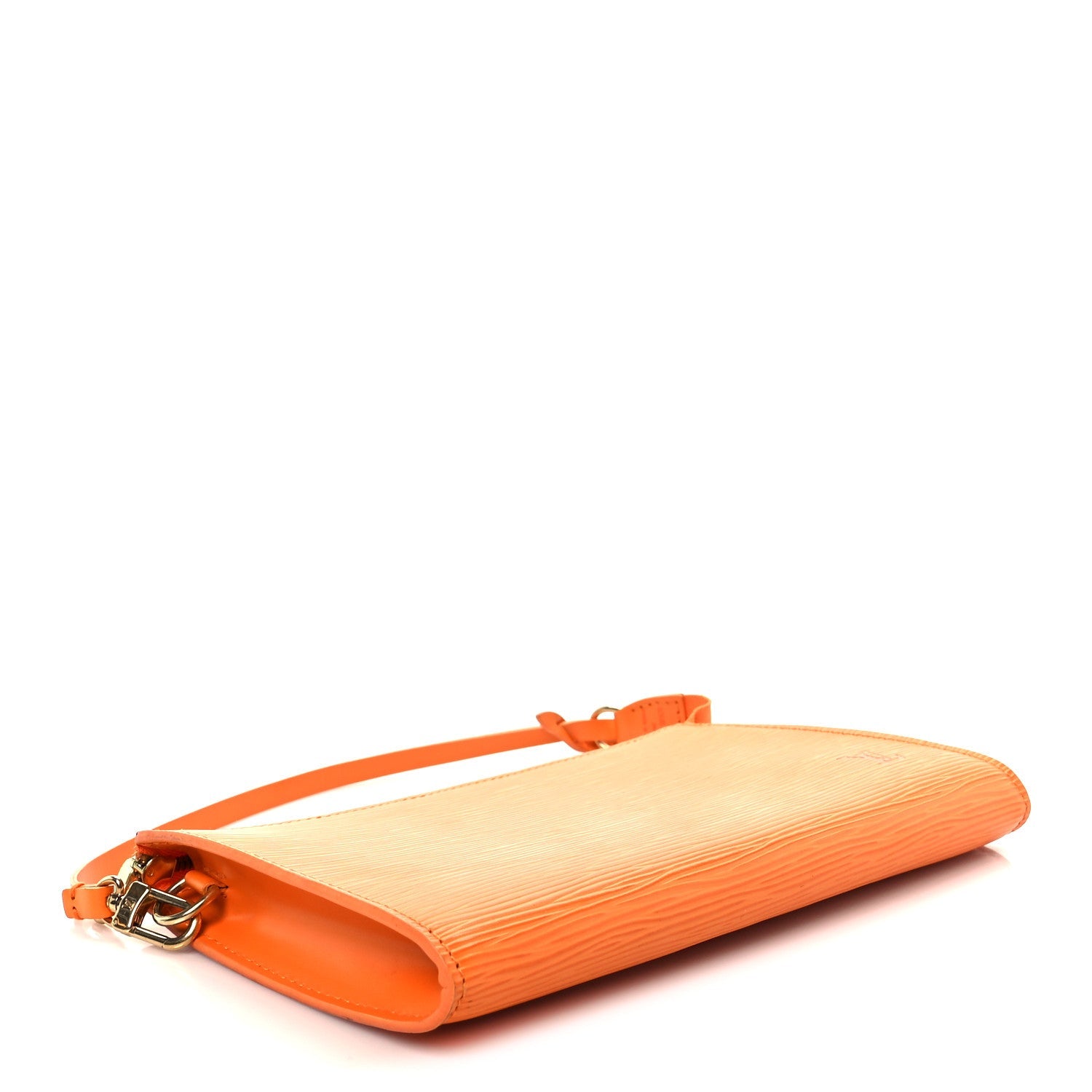 Epi Pochette Accessories 24 Mandarin