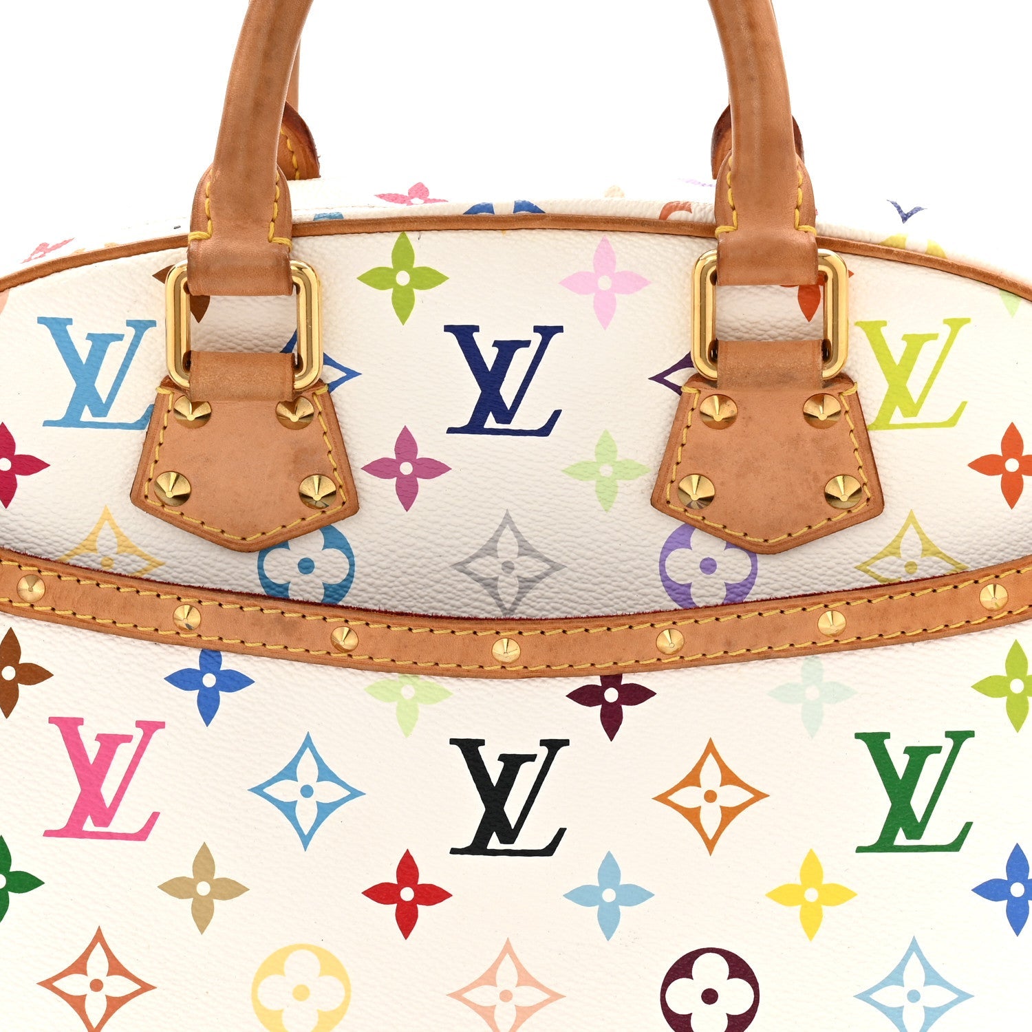 Monogram Multicolor Trouville White
