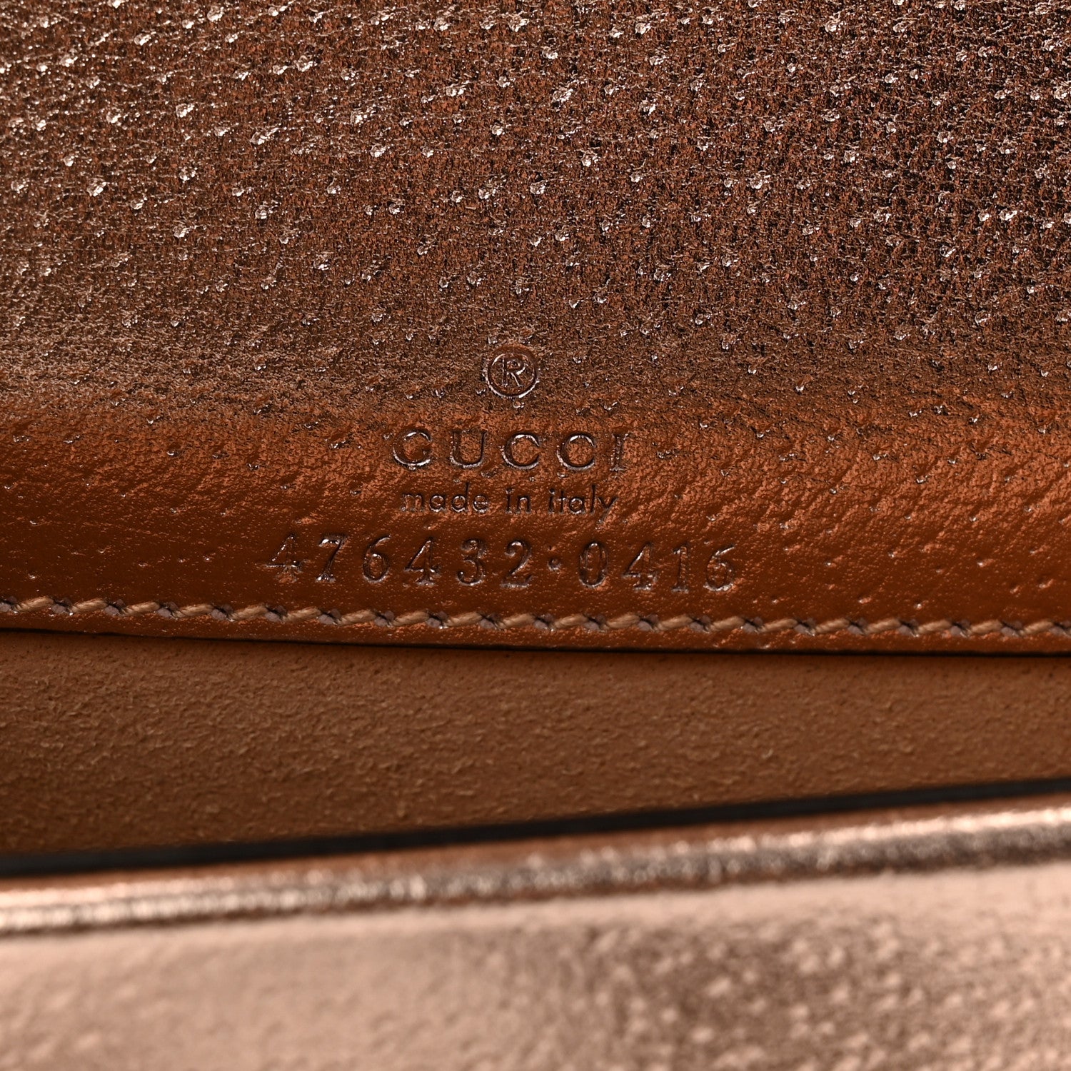 Metallic Calfskin Super Mini Dionysus Shoulder Bag Rose Gold