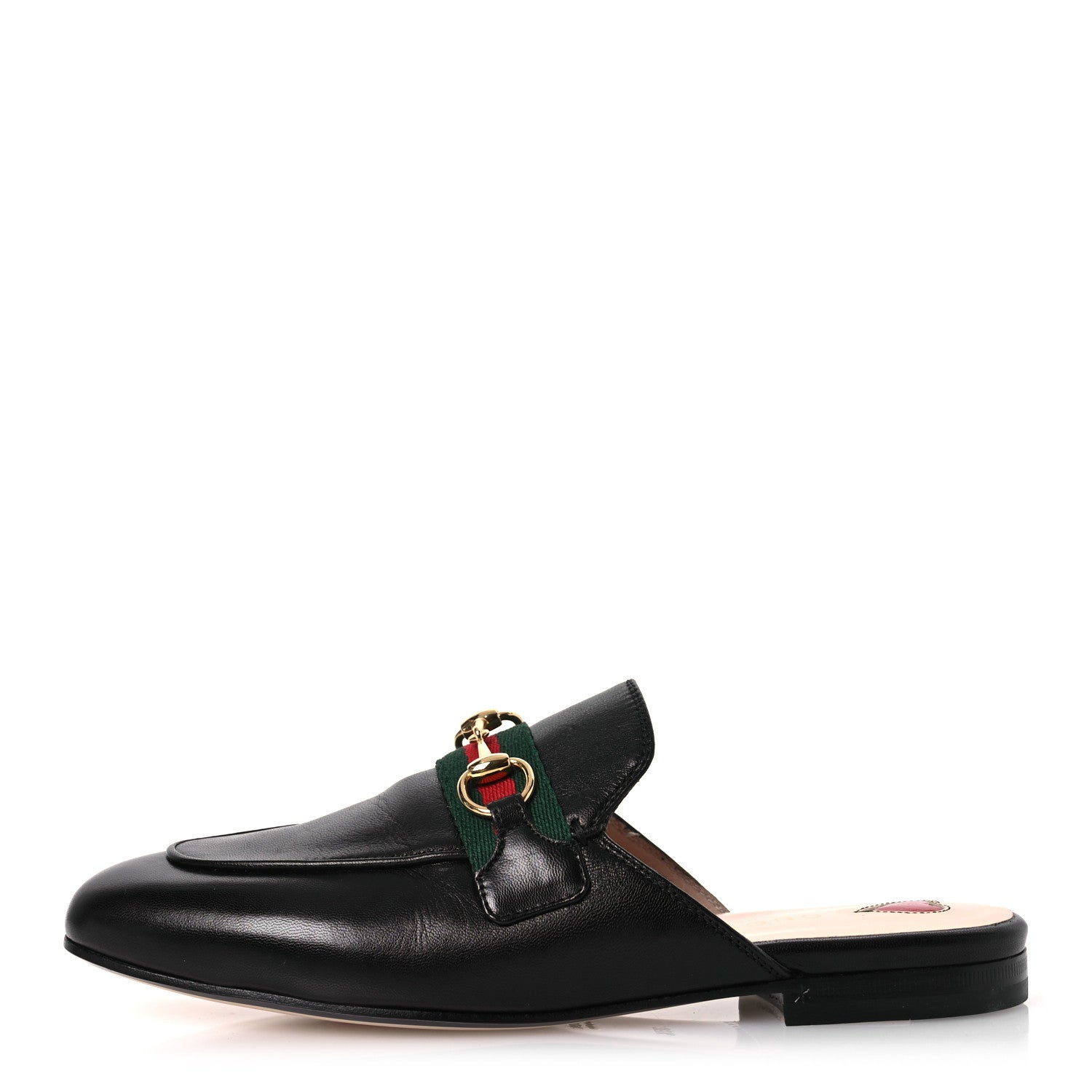 Calfskin Womens Princetown Slippers 35.5 Black
