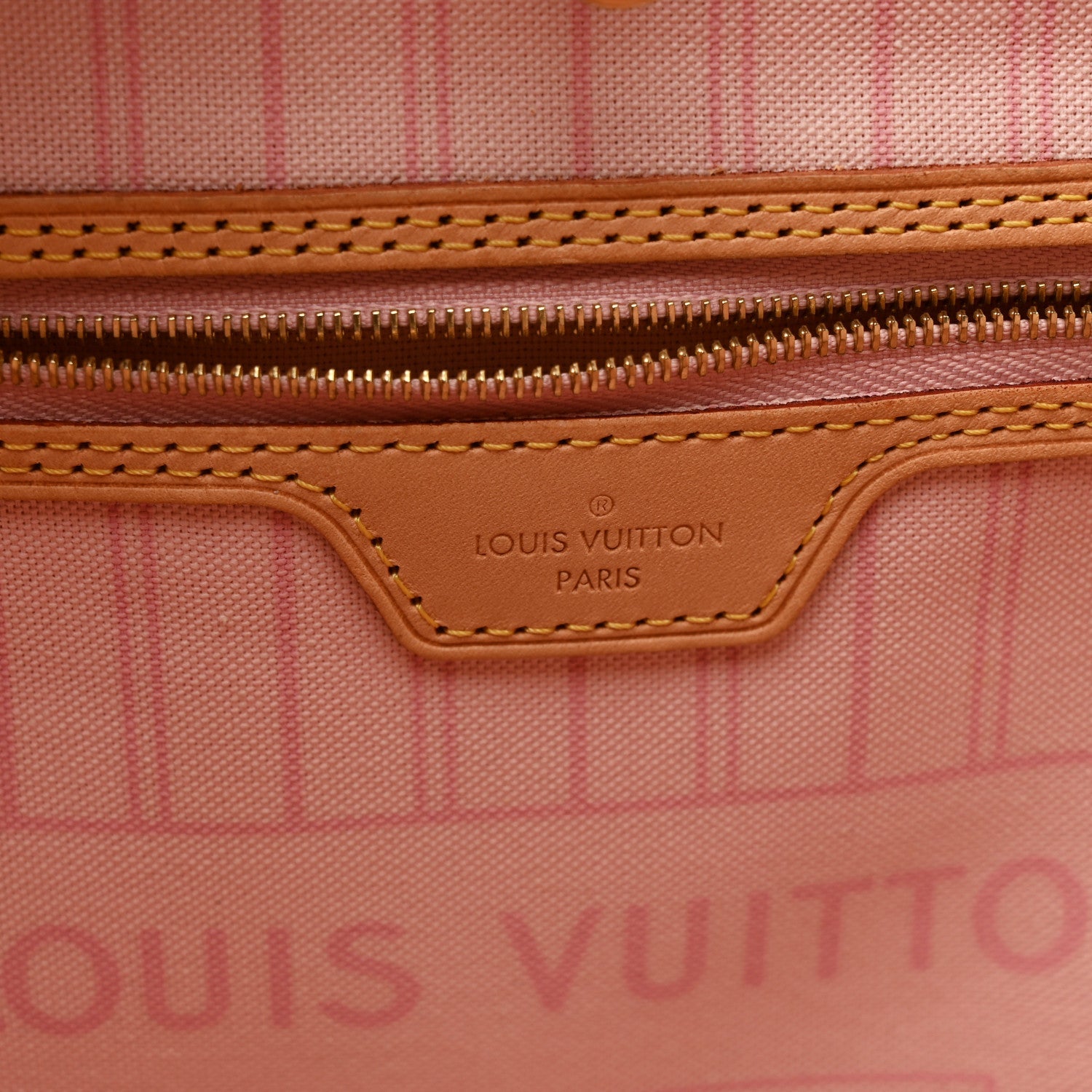 Damier Azur Neo Neverfull MM Rose Ballerine