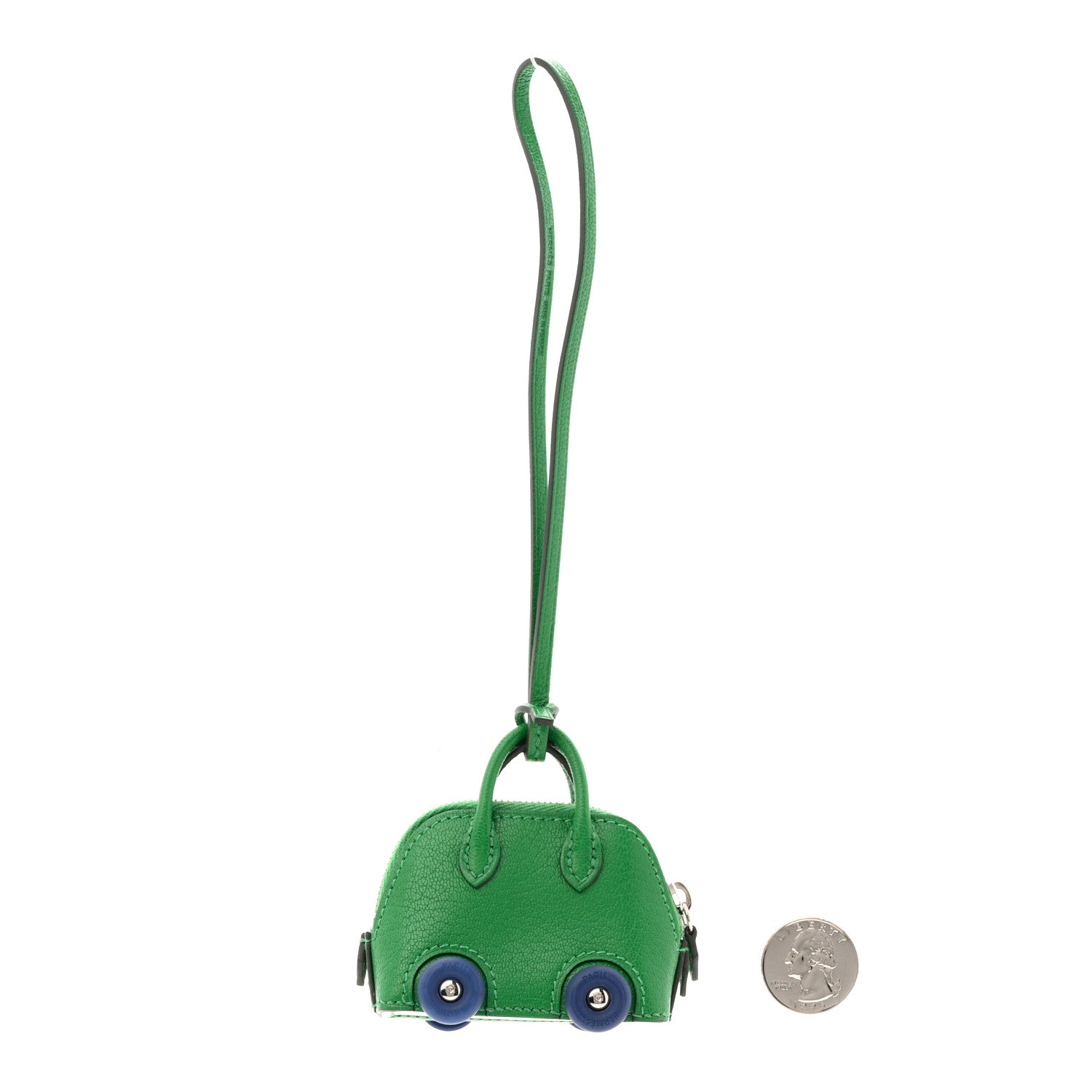 Chevre Mysore Bolide On Wheels Bag Charm Bamboo