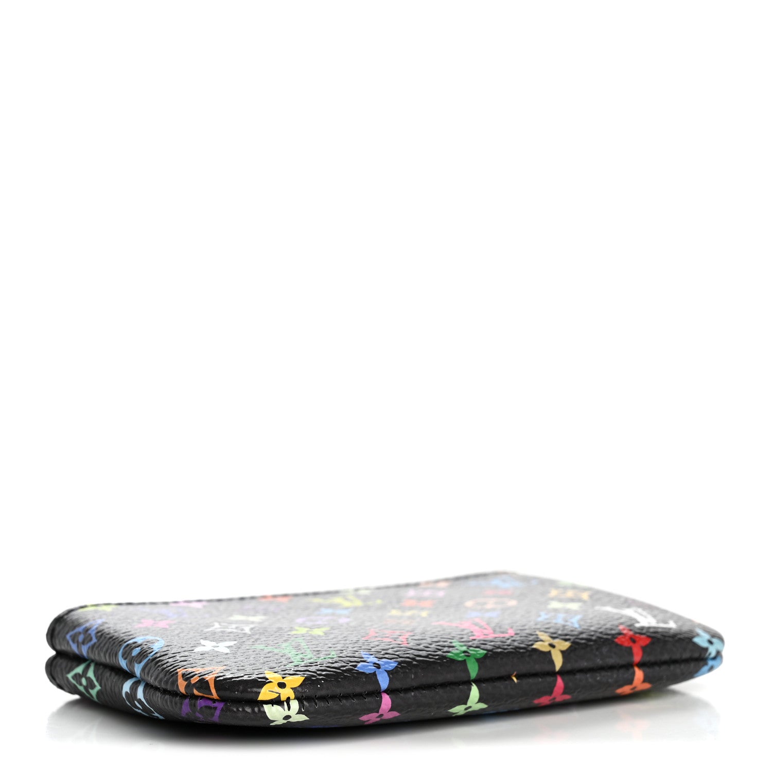 LV X TM Monogram Multicolor Key Pouch Black
