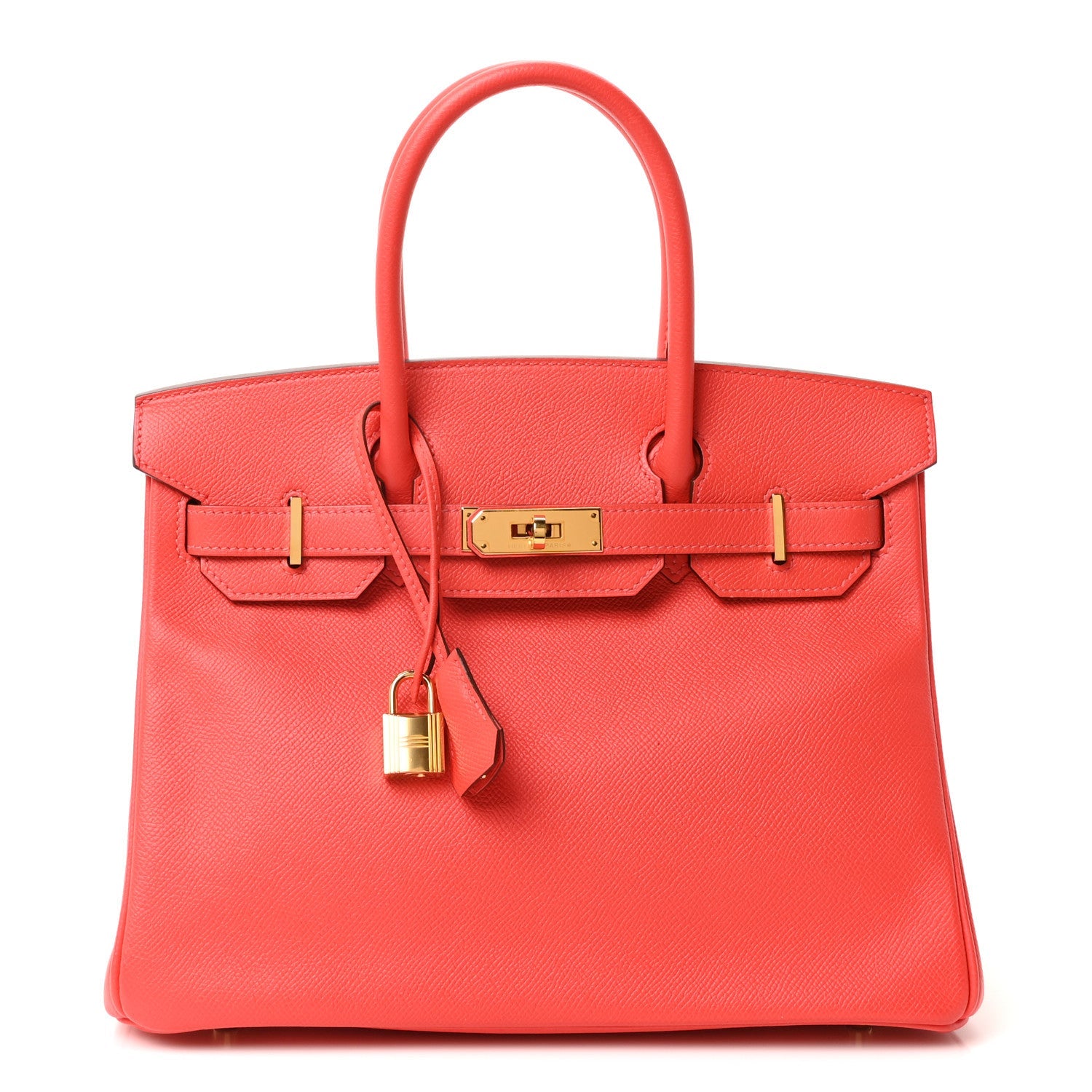 Epsom Birkin 30 Rouge Pivoine