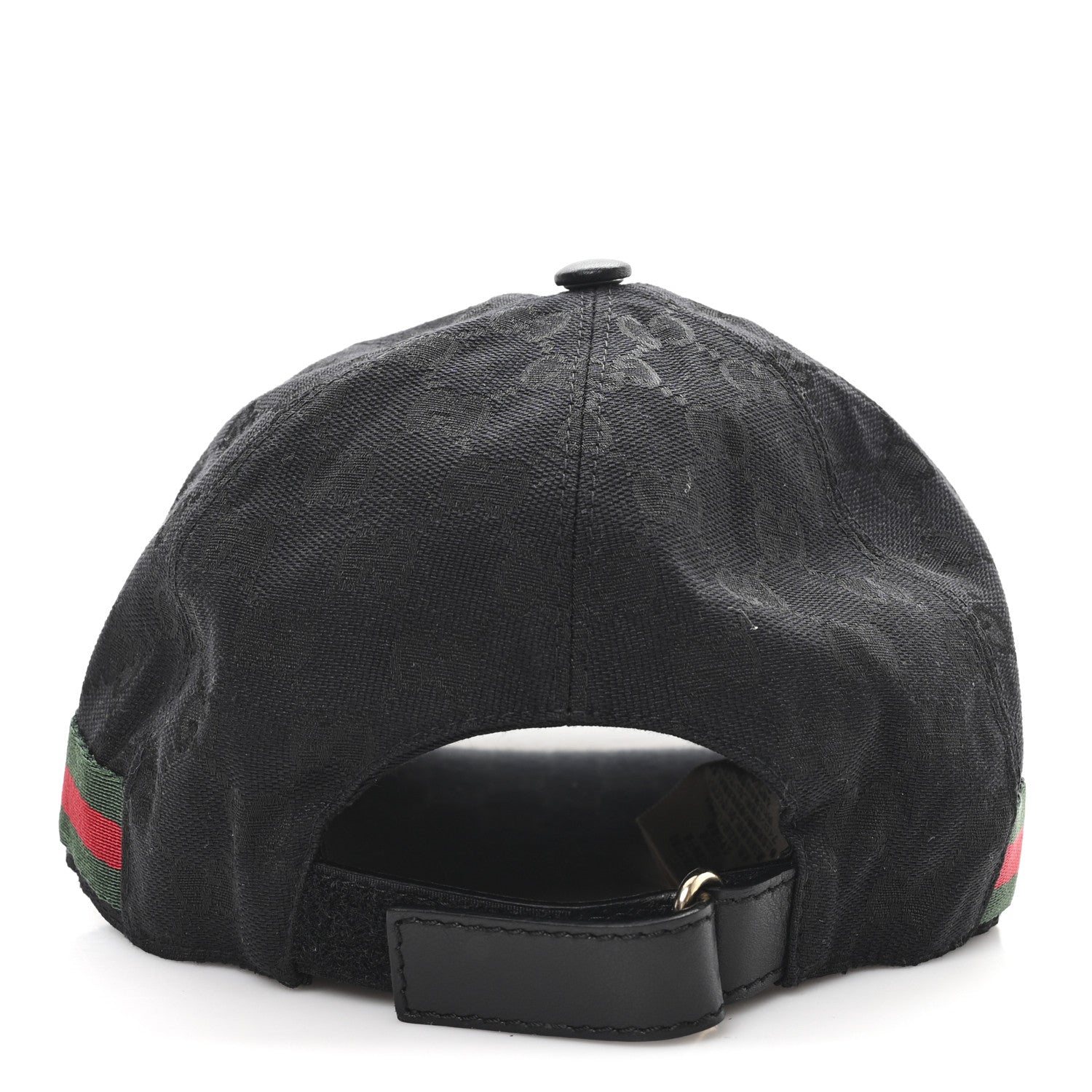 Monogram Web Baseball Hat L Black