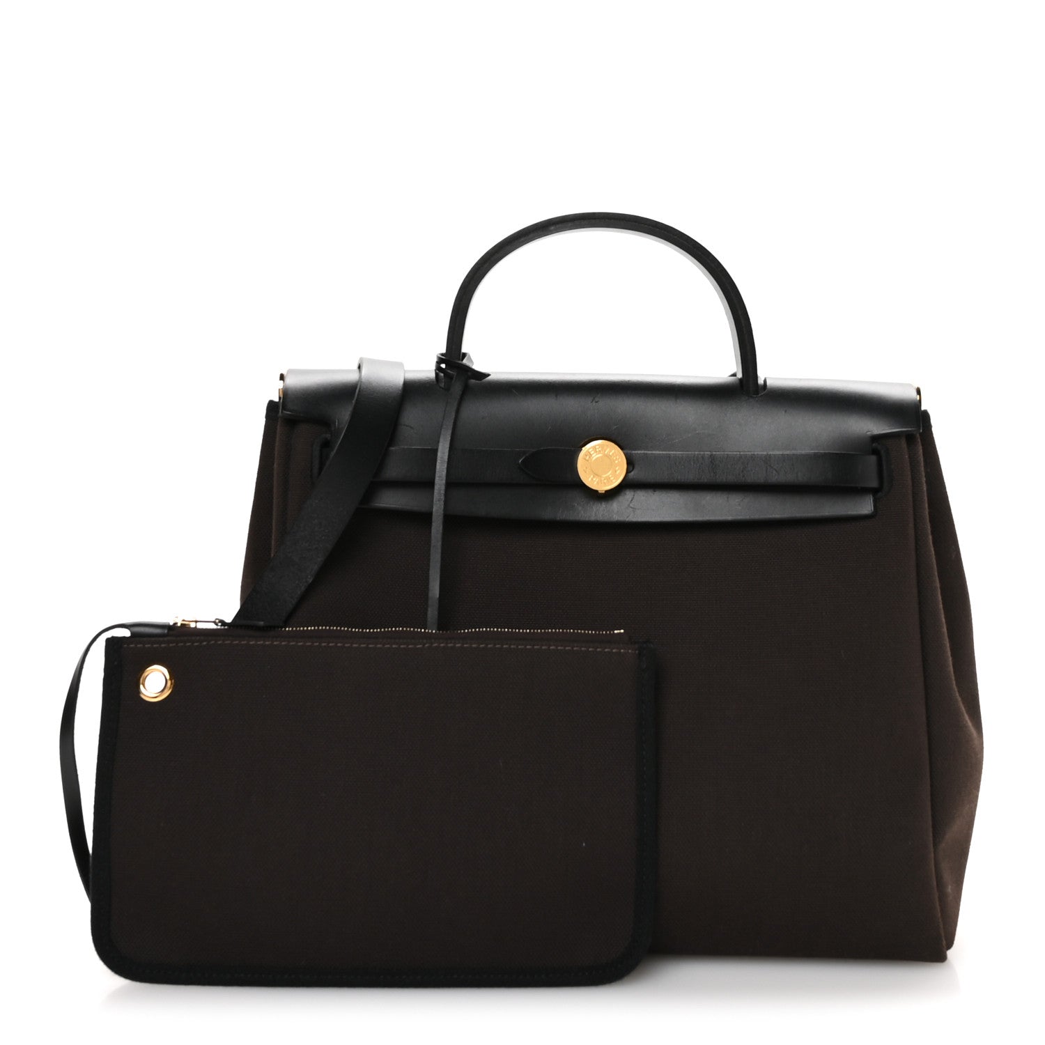 Military Toile Vache Hunter Herbag Zip Retourne 31 PM Black Ebene