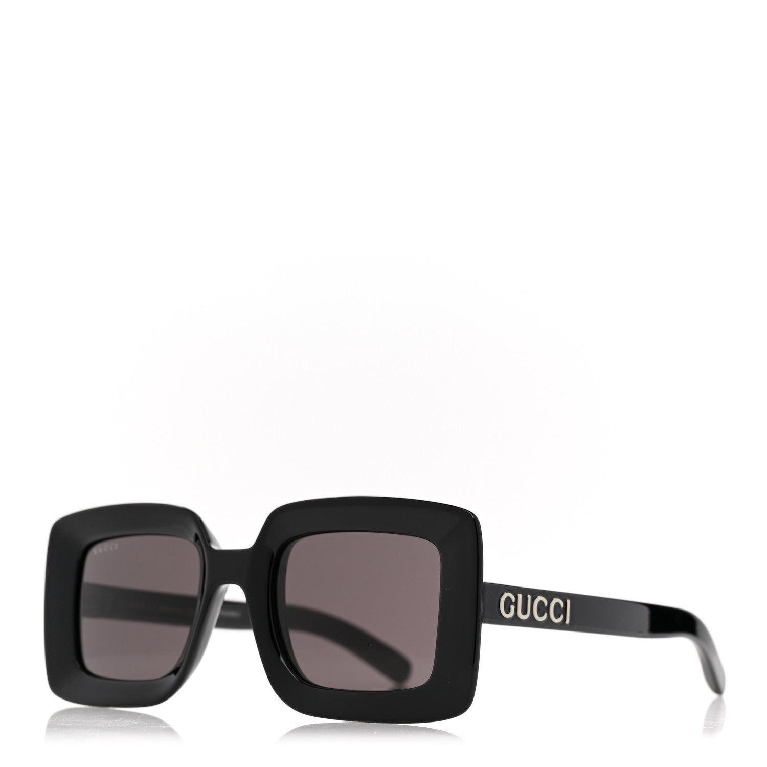 Acetate Square Frame Sunglasses GG1718S Black