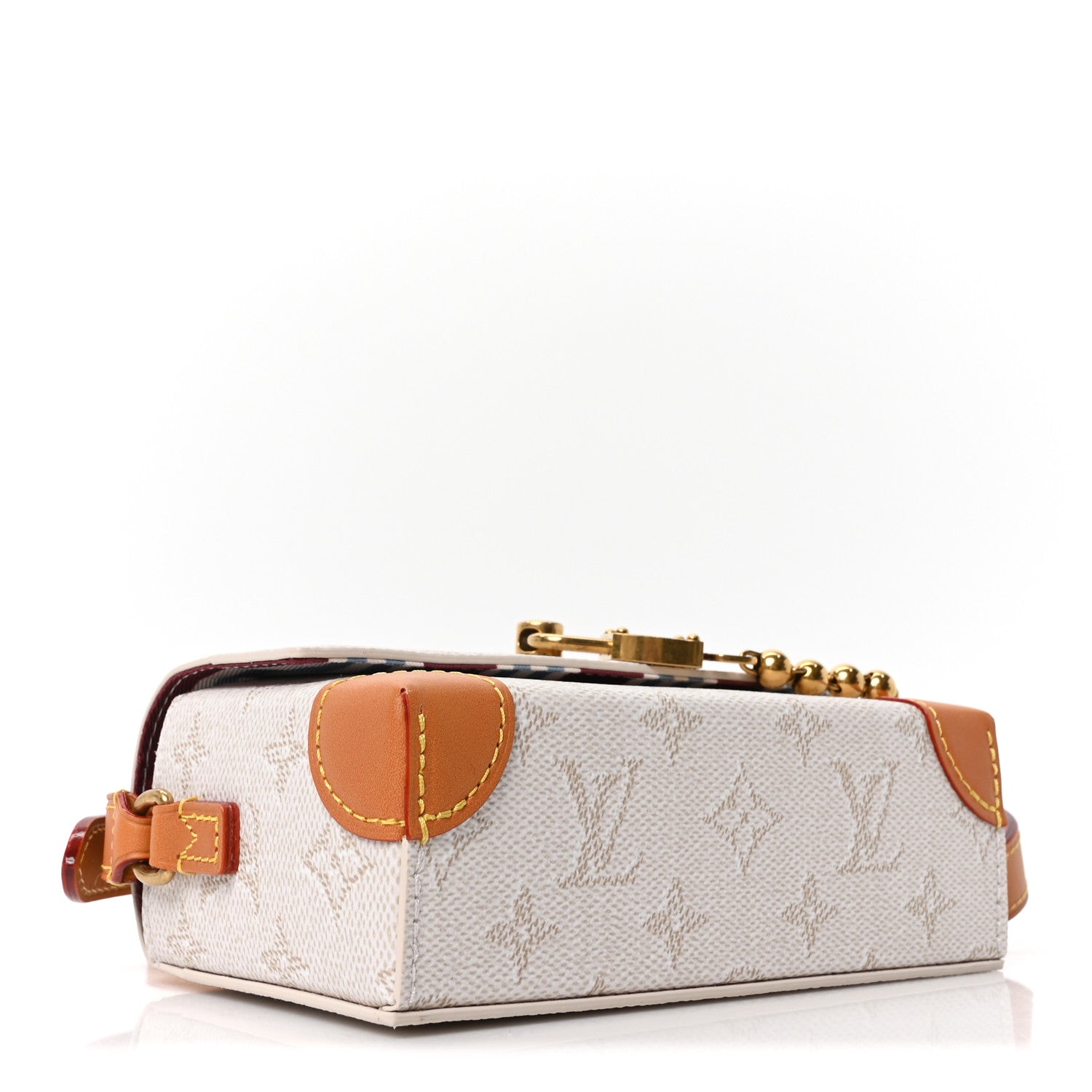 Heritage Monogram Steamer Wearable Wallet Off White