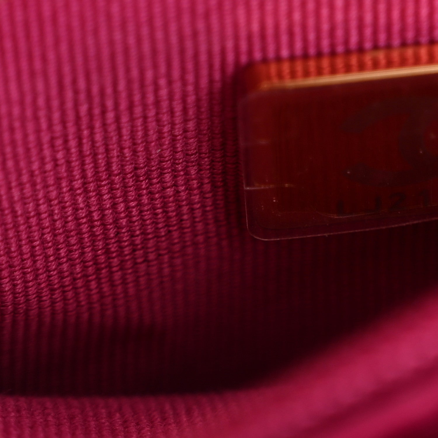 Shiny Aged Calfskin Quilted Nano Kelly Shopper Dark Pink