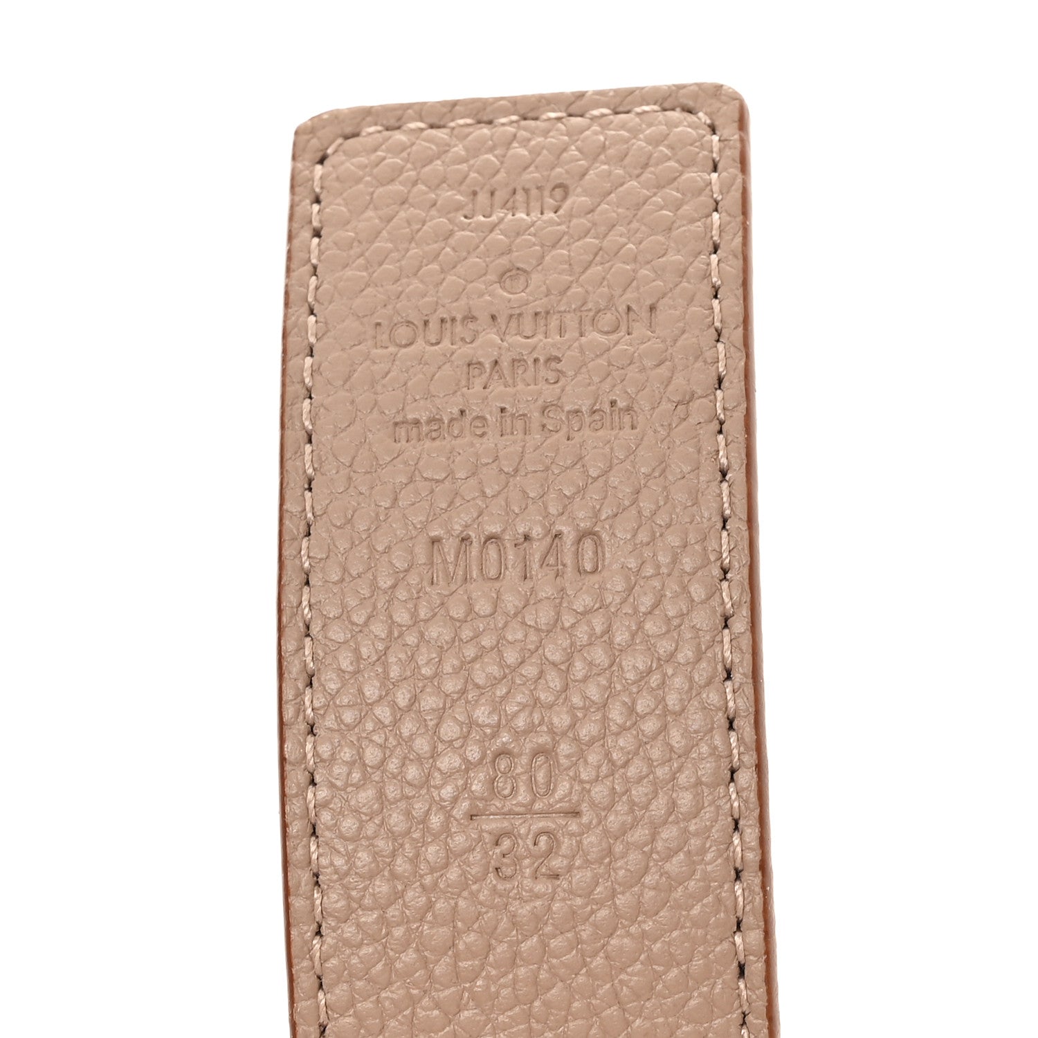 Calfskin Monogram 30mm LV Initiales Reversible Belt 80 32 Arizona