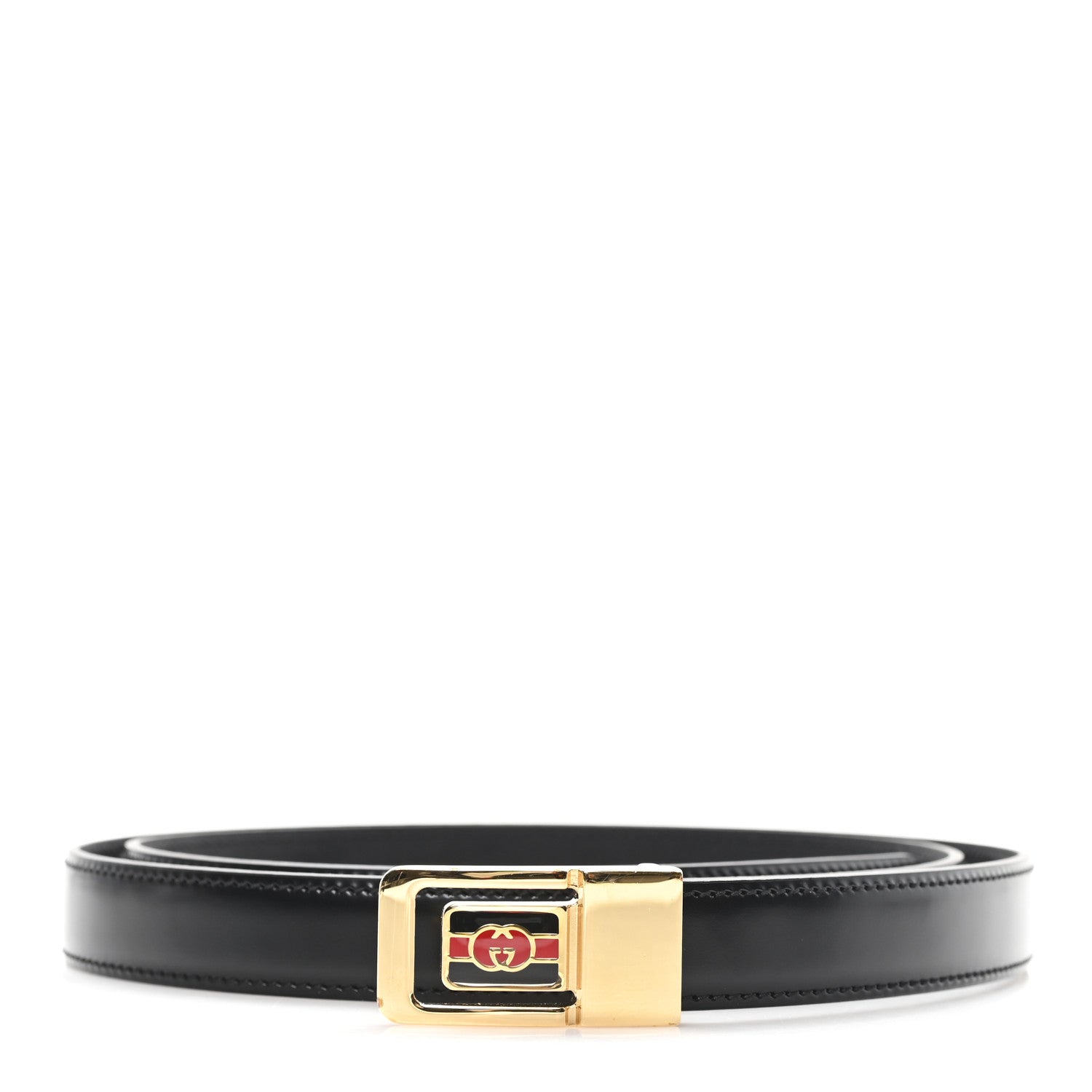 Calfskin Web Interlocking G 20mm Belt 95 38 Black