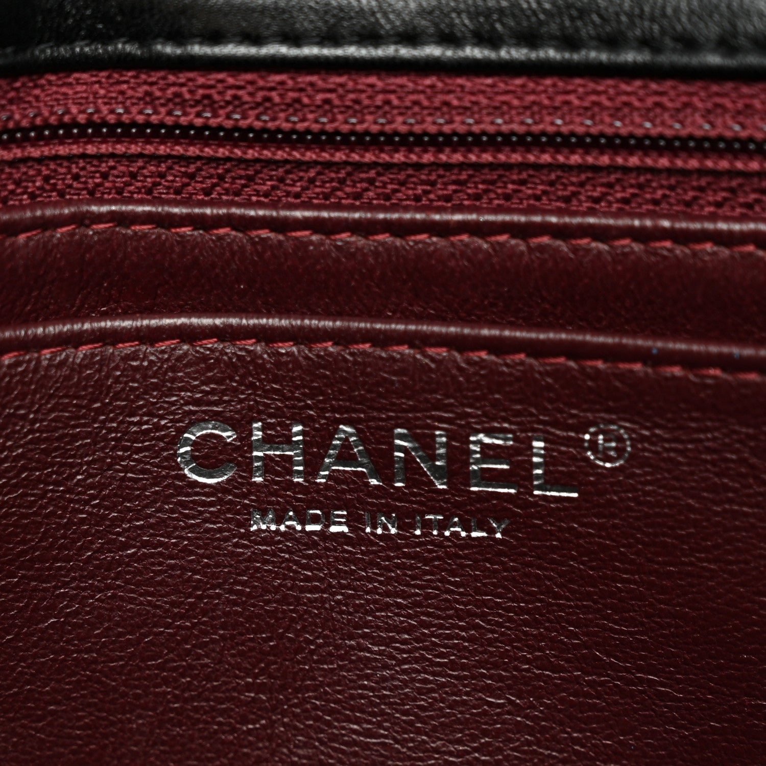 Lambskin Quilted Jumbo Single Flap Black