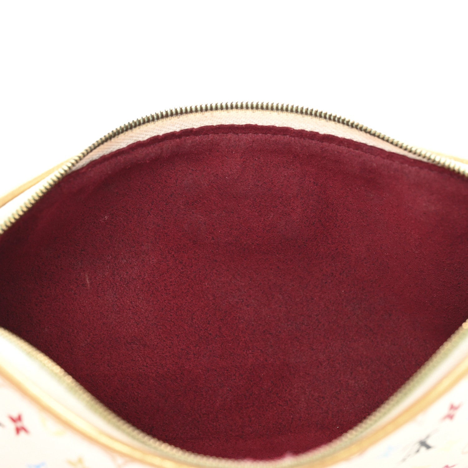 Monogram Multicolor Kate Clutch White